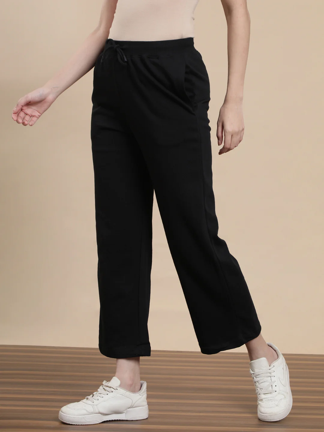 Women Black Casual Pants - Image 3