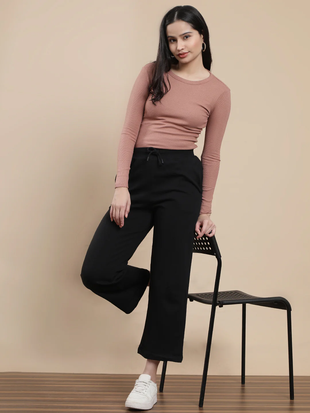Women Black Casual Pants - Image 5