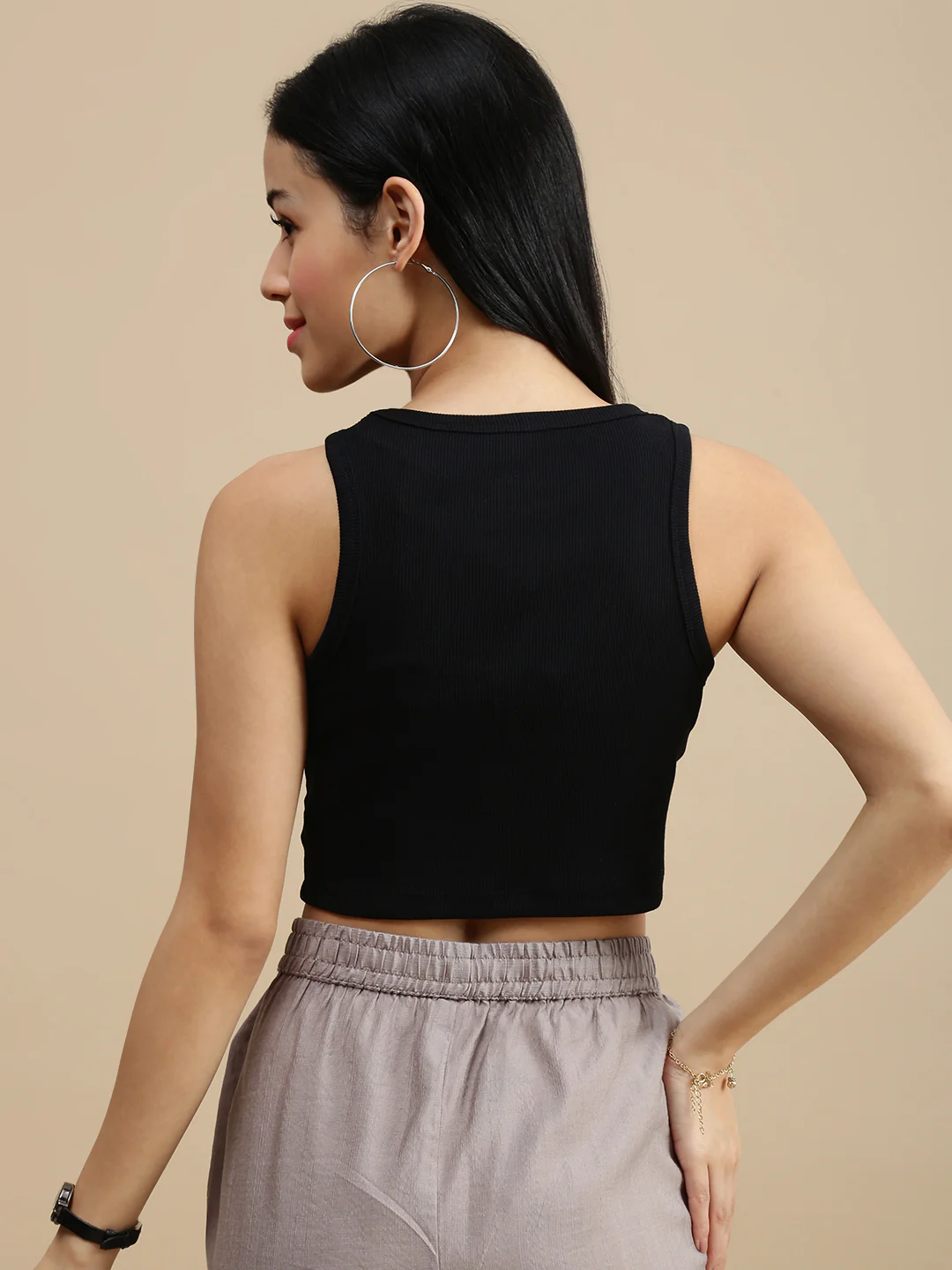 Women Black Casual Top - Image 2