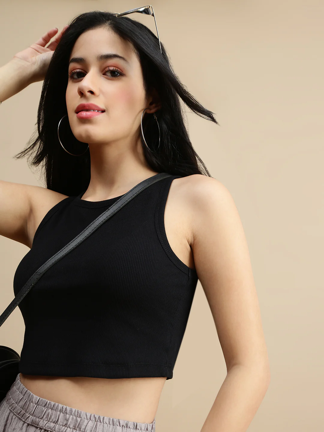 Women Black Casual Top - Image 3