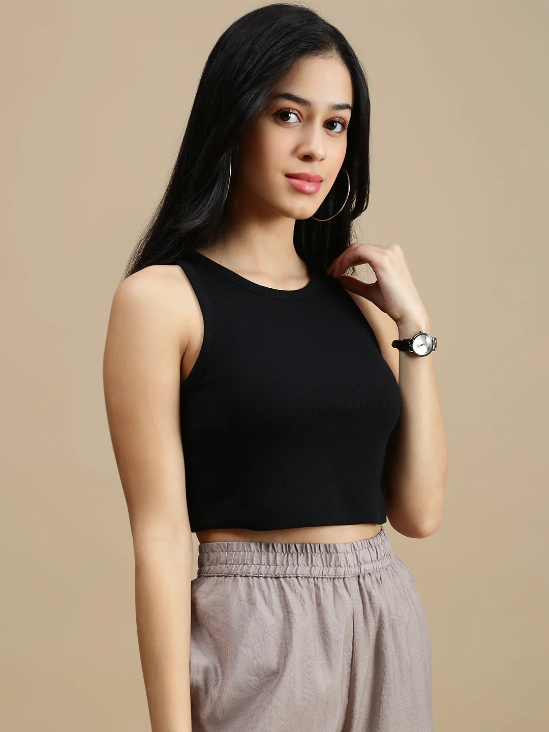 Women Black Casual Top - Image 4