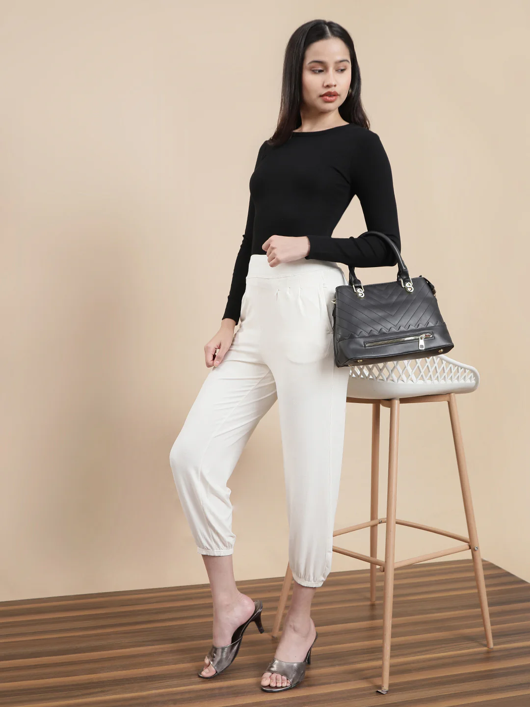 Women Black Casual Top - Image 5