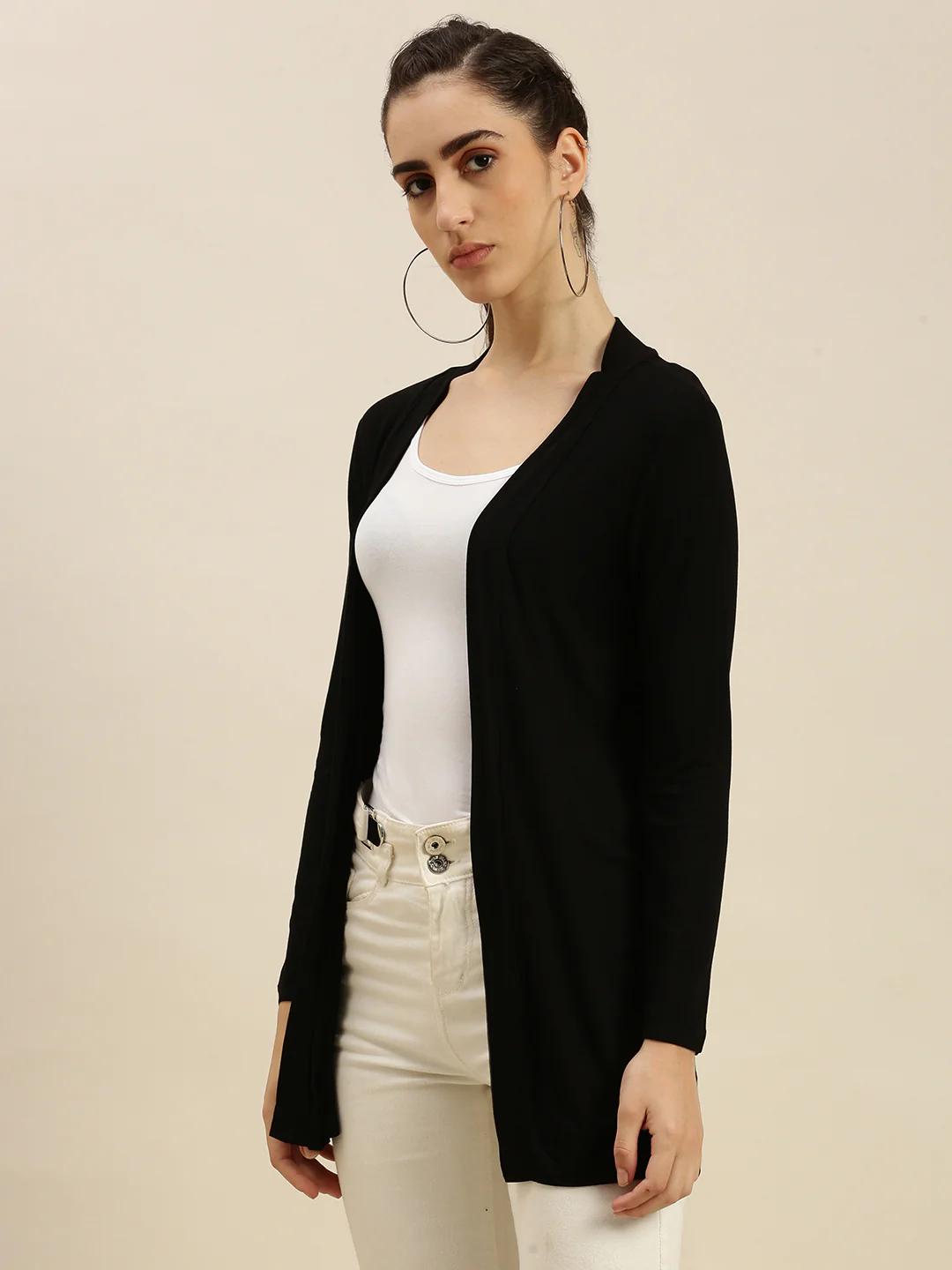 Women Black Casual Top - Image 3