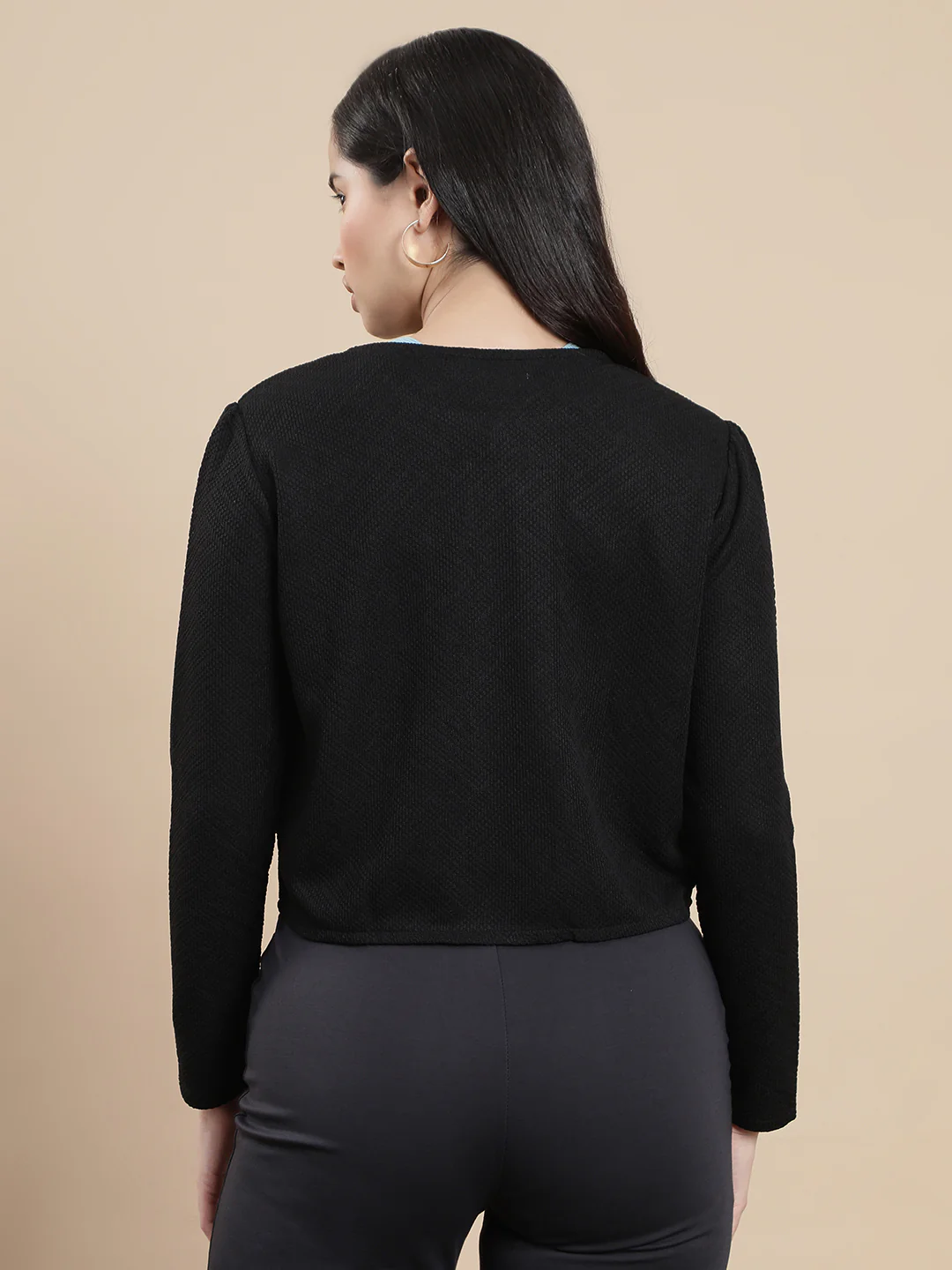 Women Black Casual Top - Image 2