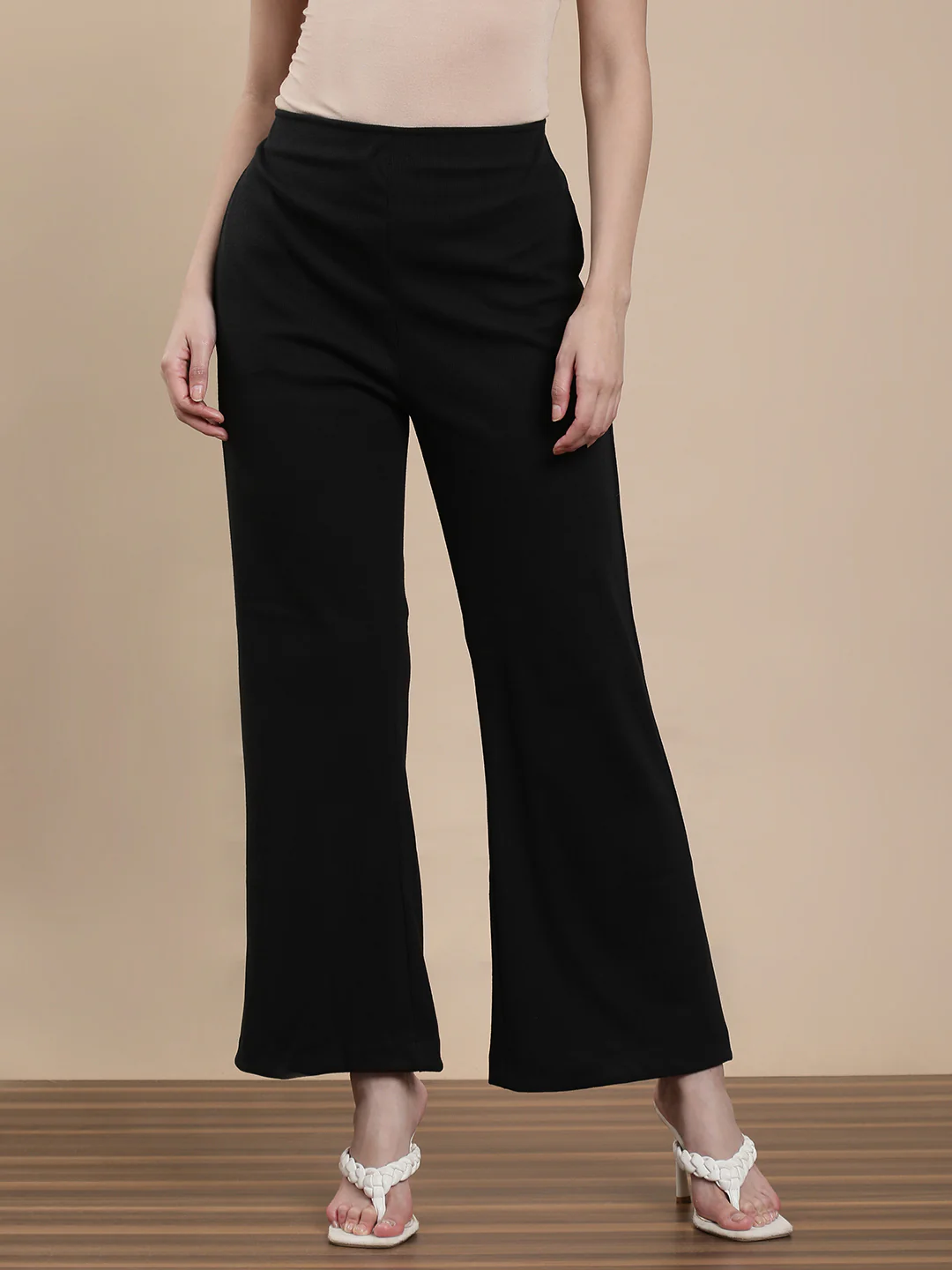 Women Black Casual Tregging