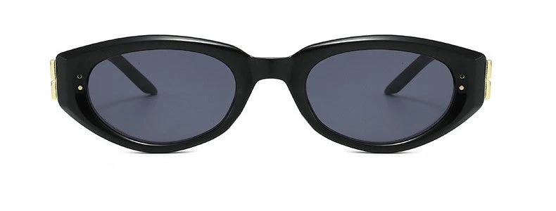 Women Black Cat Eye Sunglasses - Image 4