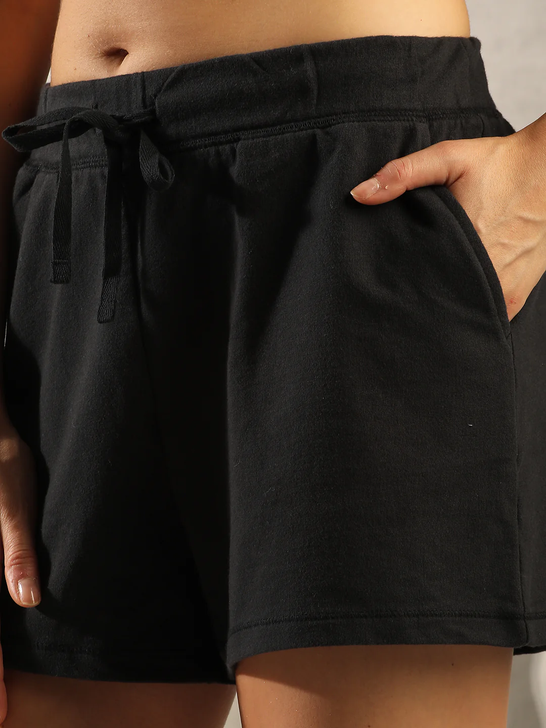 Women Comfort Fit Black Short - Image 5