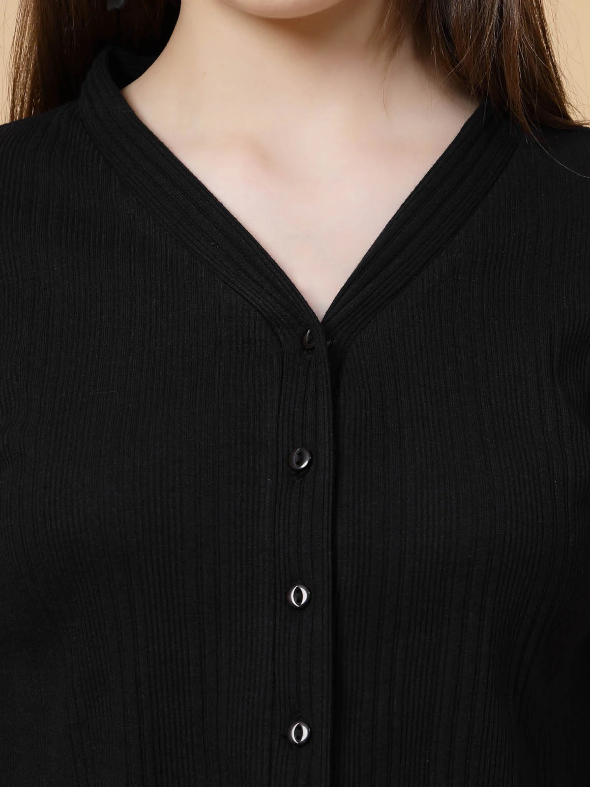 Women Black Crop Top - Image 6