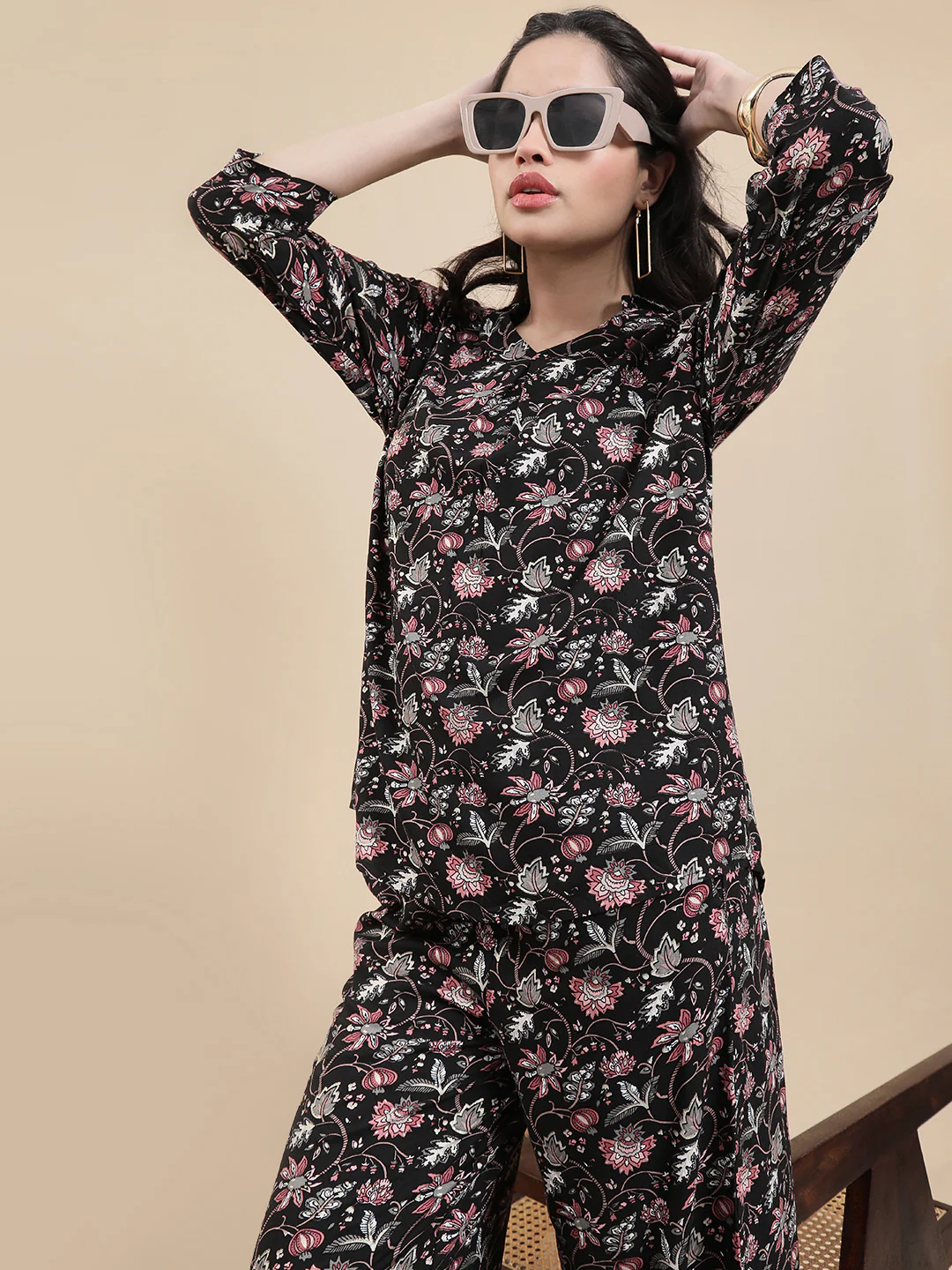 Women Black Festive Top - Image 3