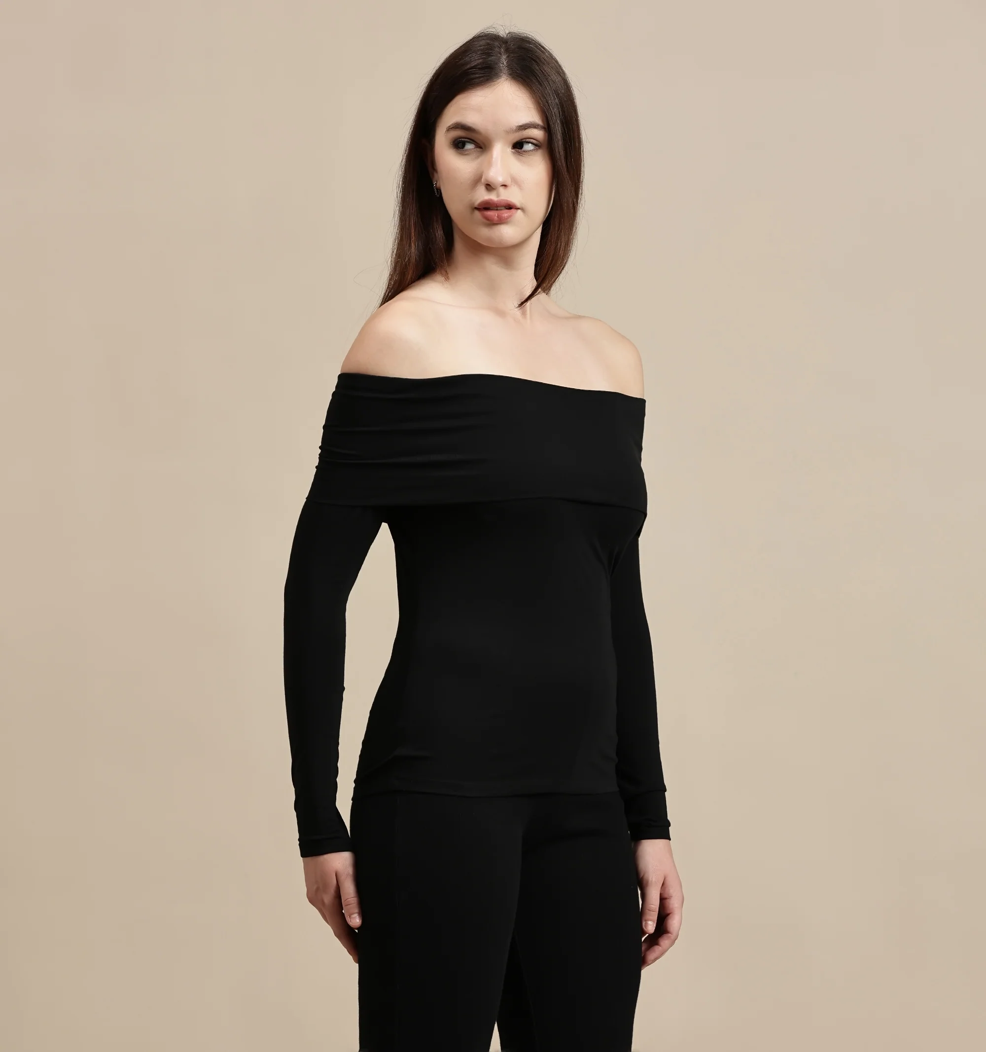 Women Black Full Sleeve Top - Image 6