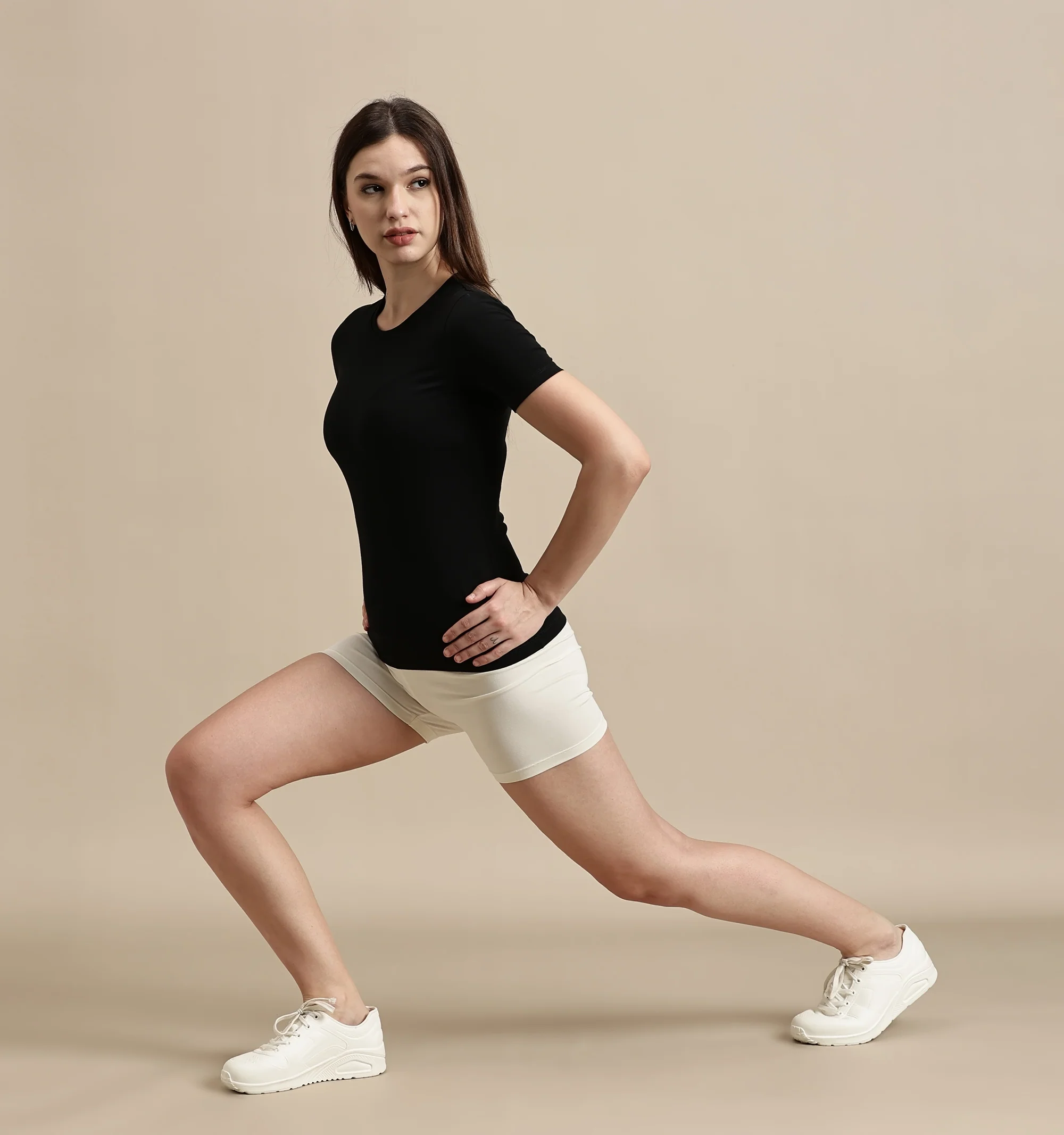 Women Black Half Sleeve Top - Image 5