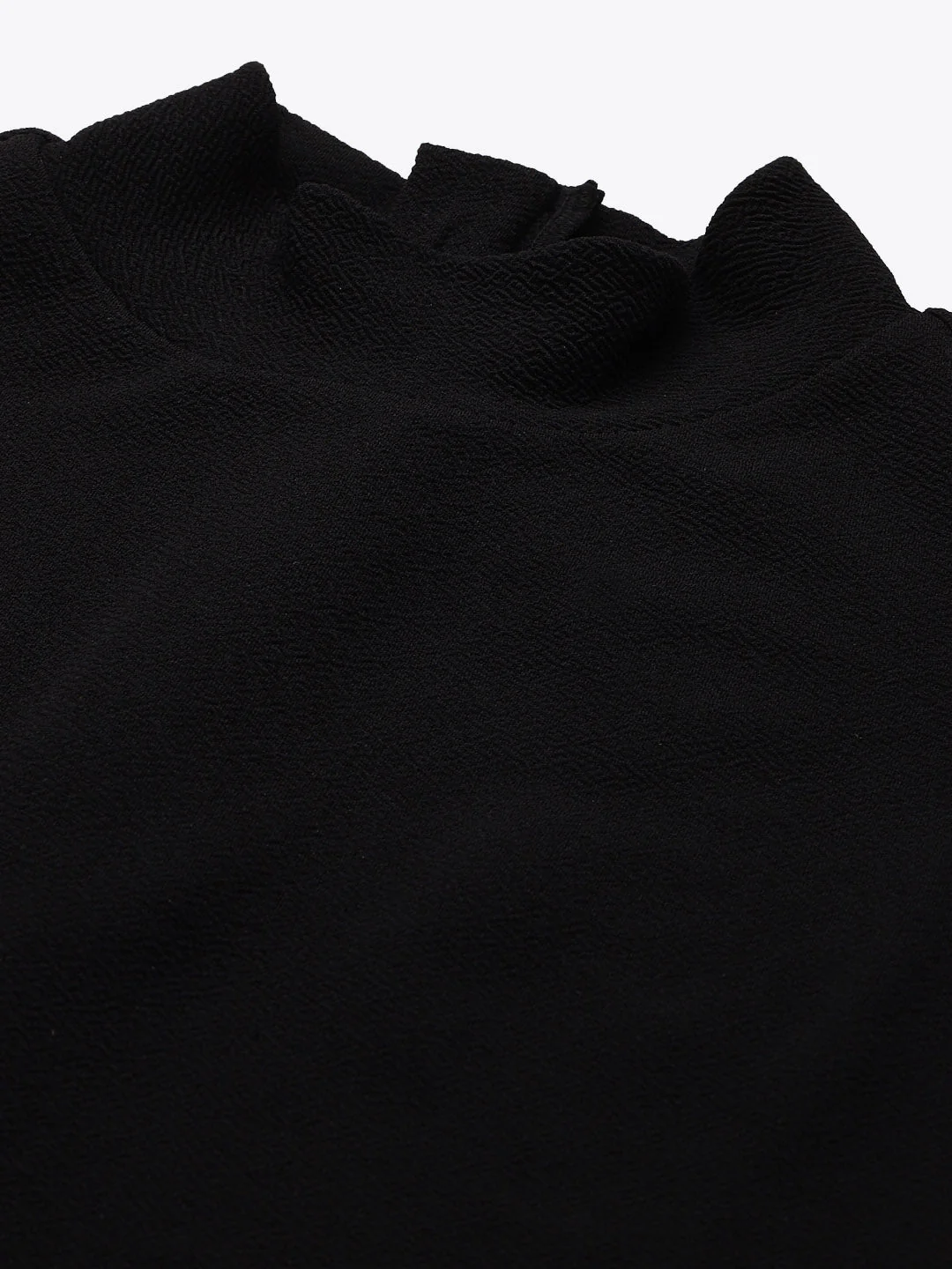 Women Black High Neck Sleeveless Bodycon - Image 5