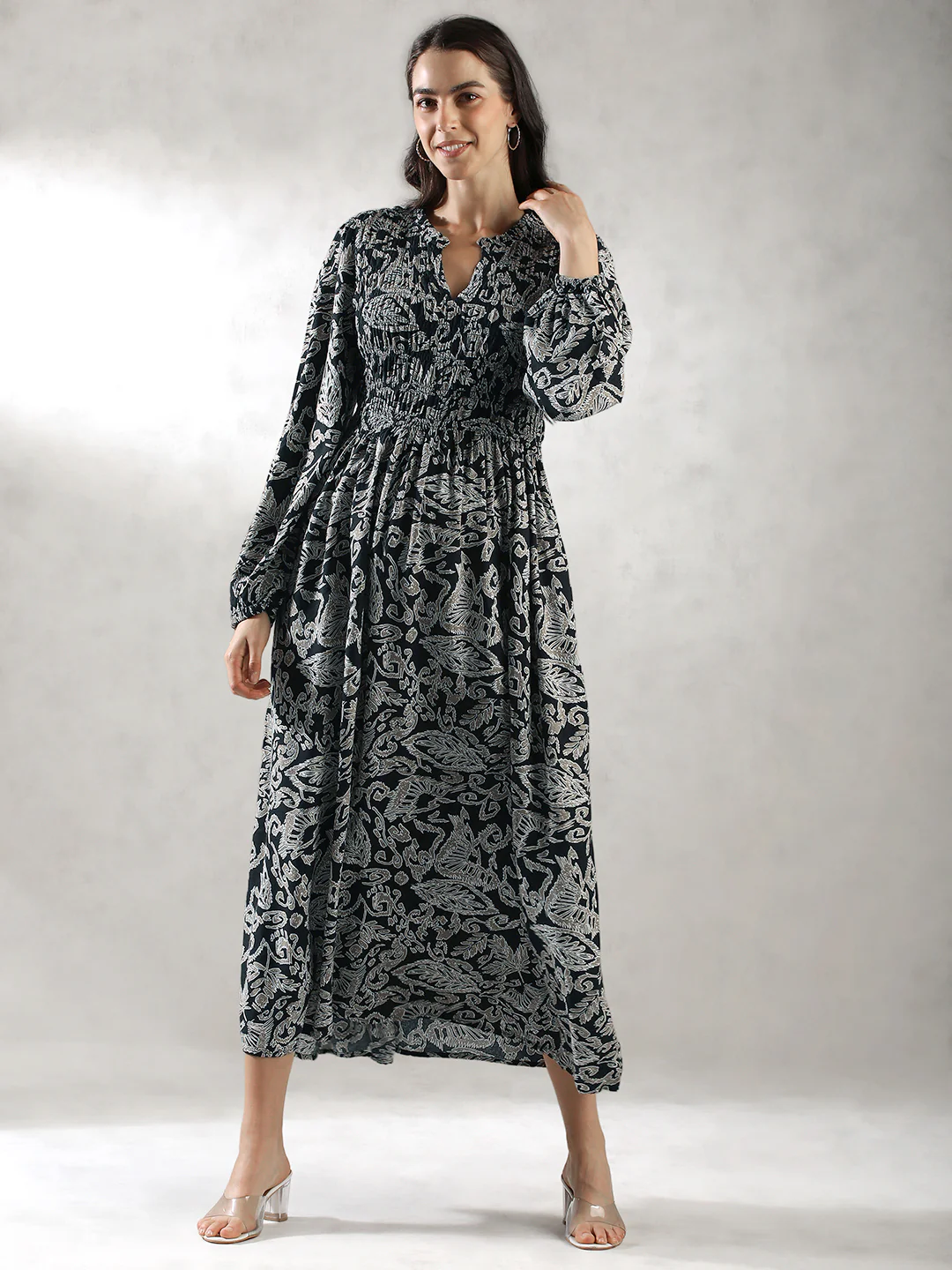 Women Black Regular Fit Dress - Image 3