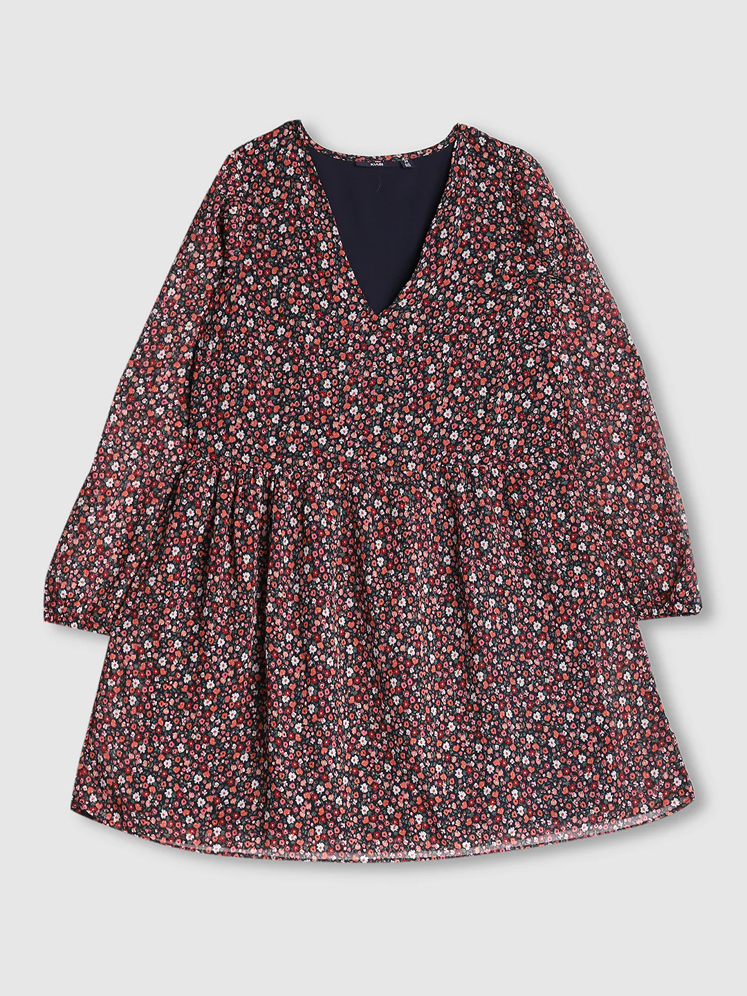 Women Tiny  Floral Printed Dress - Image 7