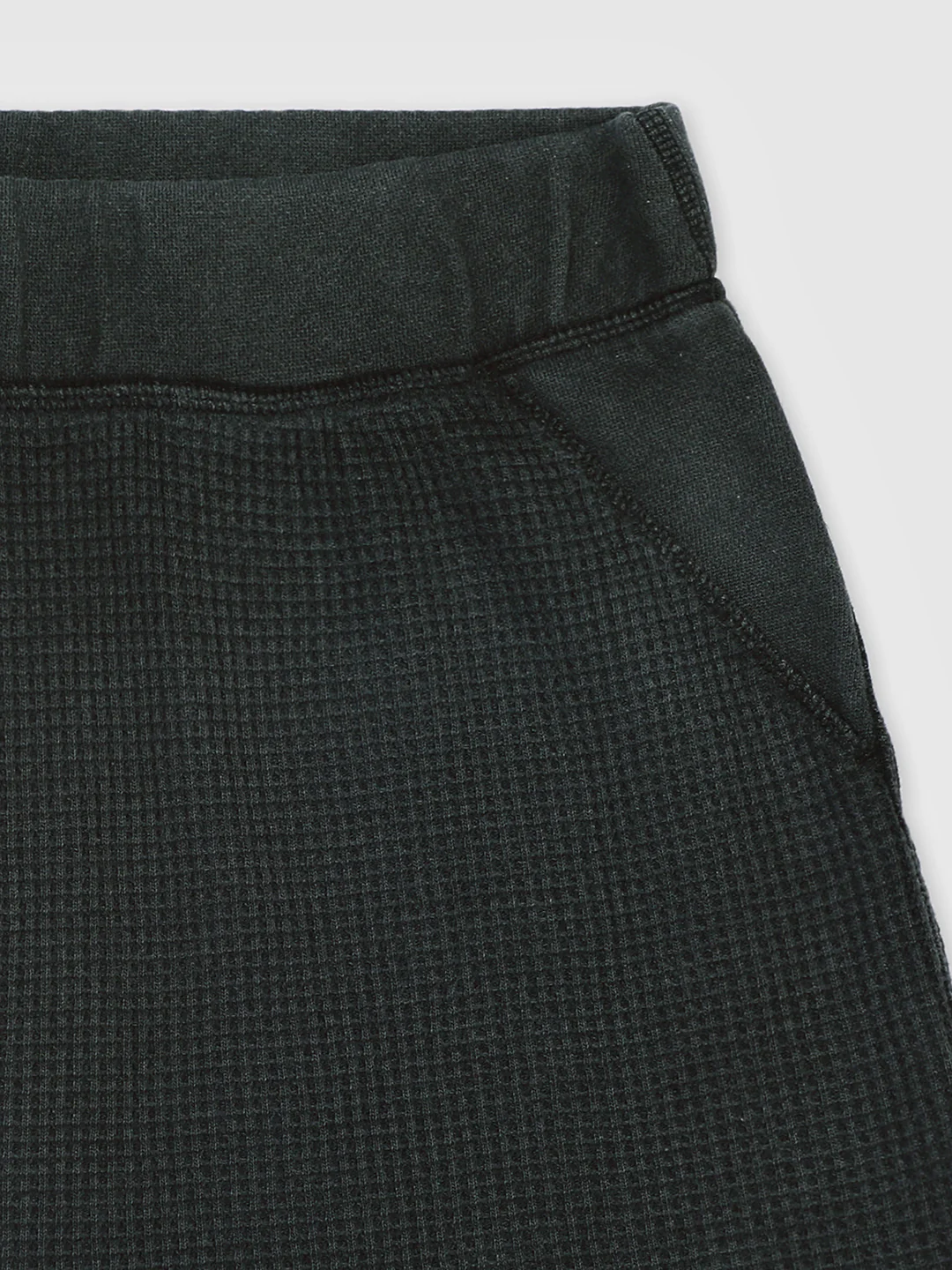 Women Charcoal Waffle Textured Skirt - Image 8