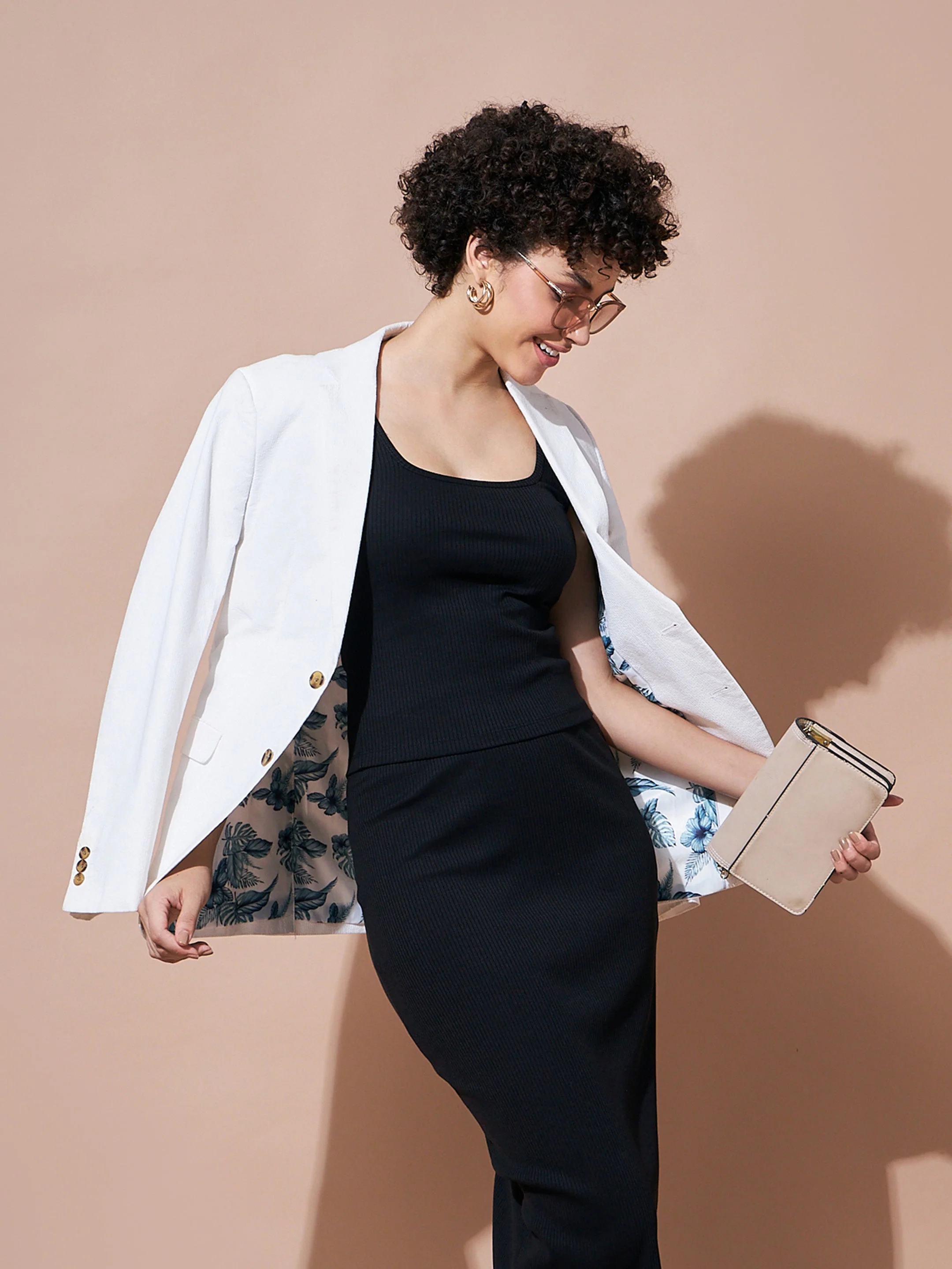 Women Black Rib Sleeveless Top - Image 5