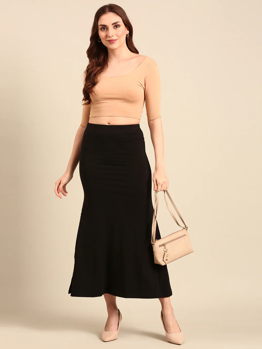 Women Black Saree Shapewear - Image 5