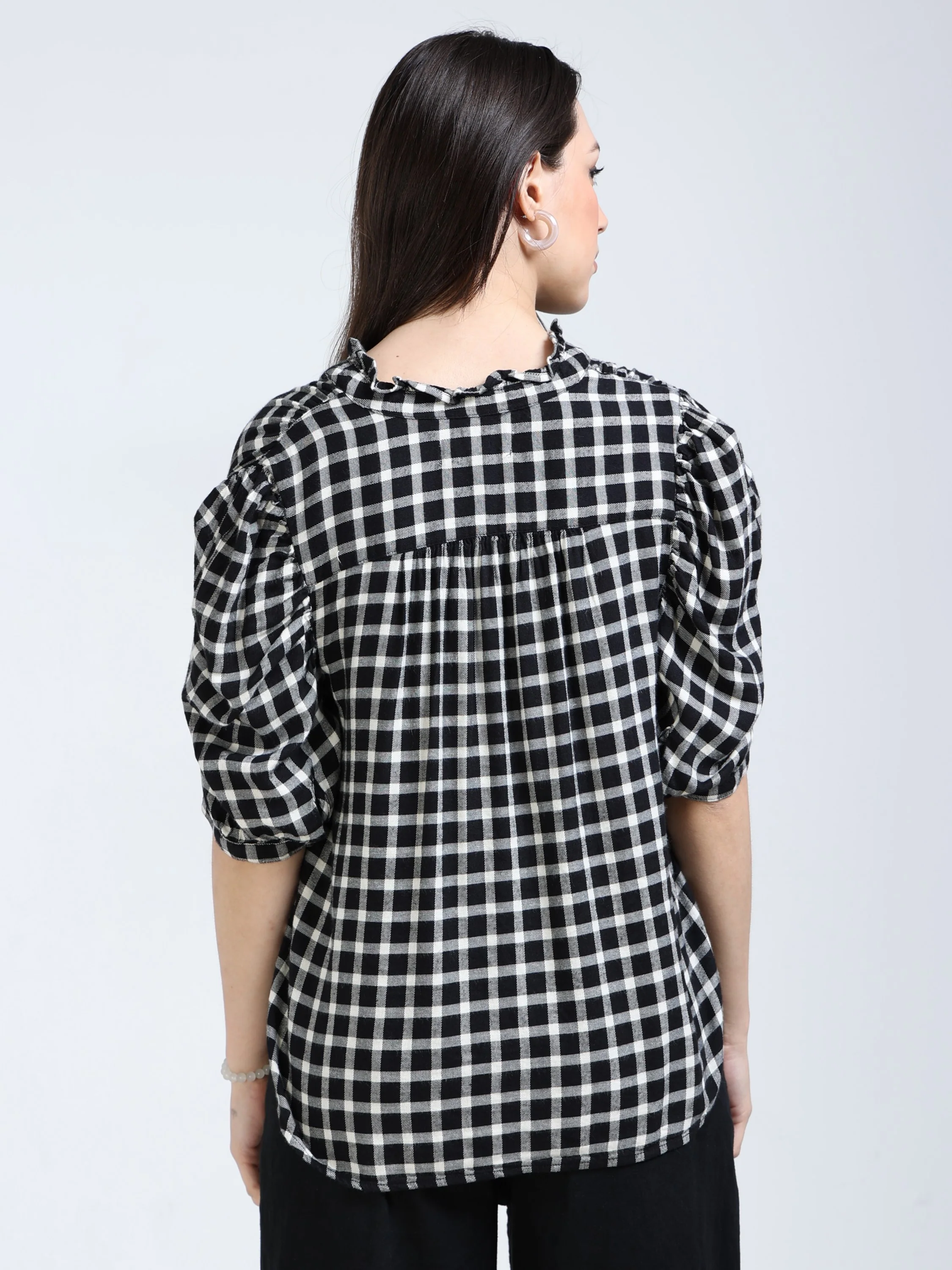 Women Soft Cotton Brushed Shirt - Image 4