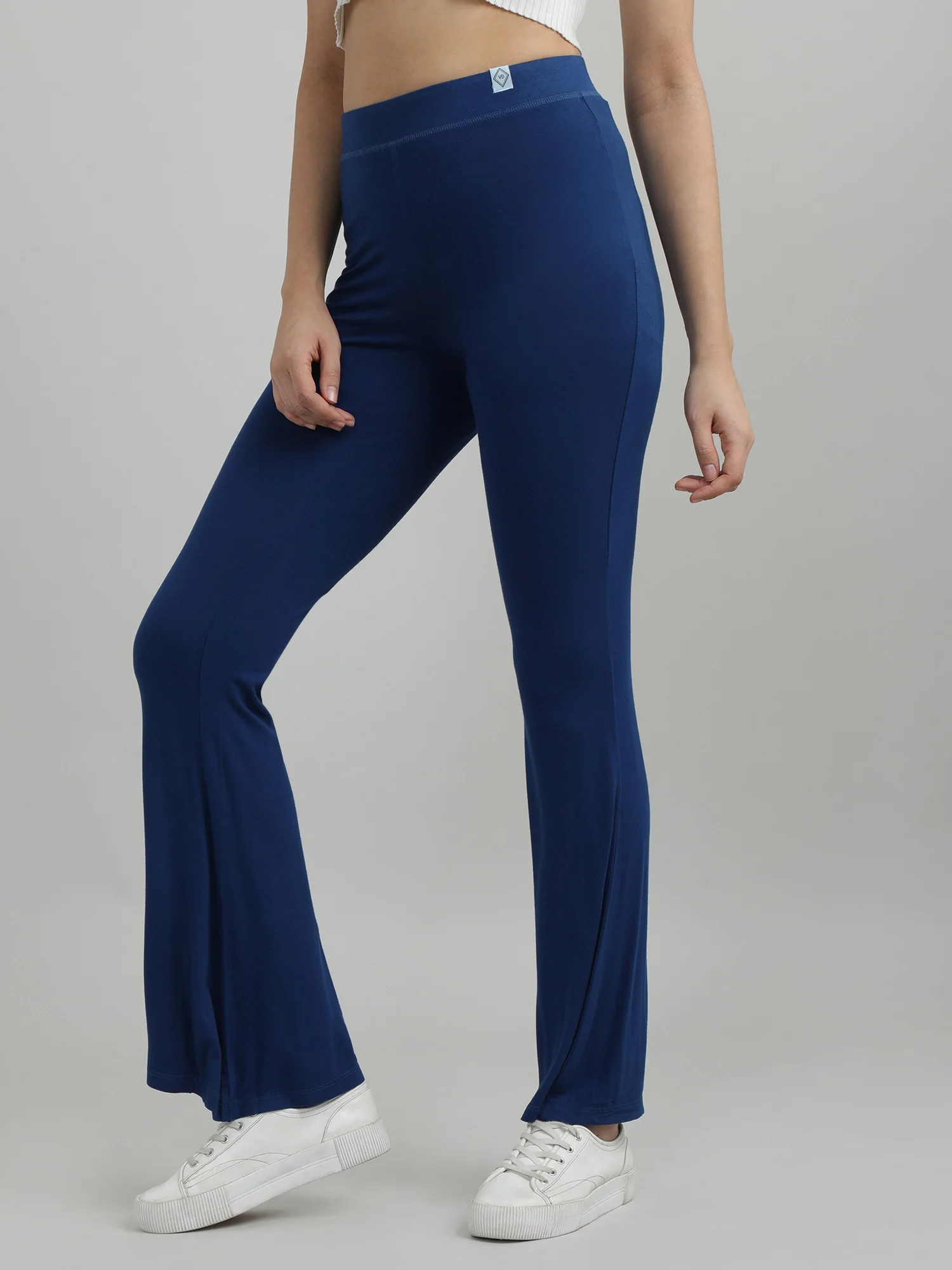 Women Blue Ankle Length Lounge Pants - Image 3
