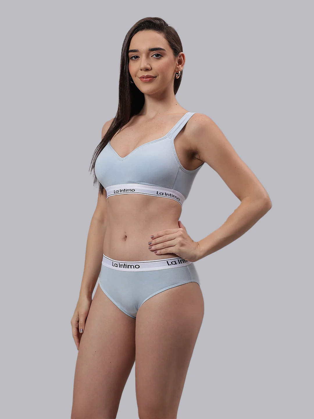 Women Beaut Bikini T-Shirt Bra Combo Set - Image 3