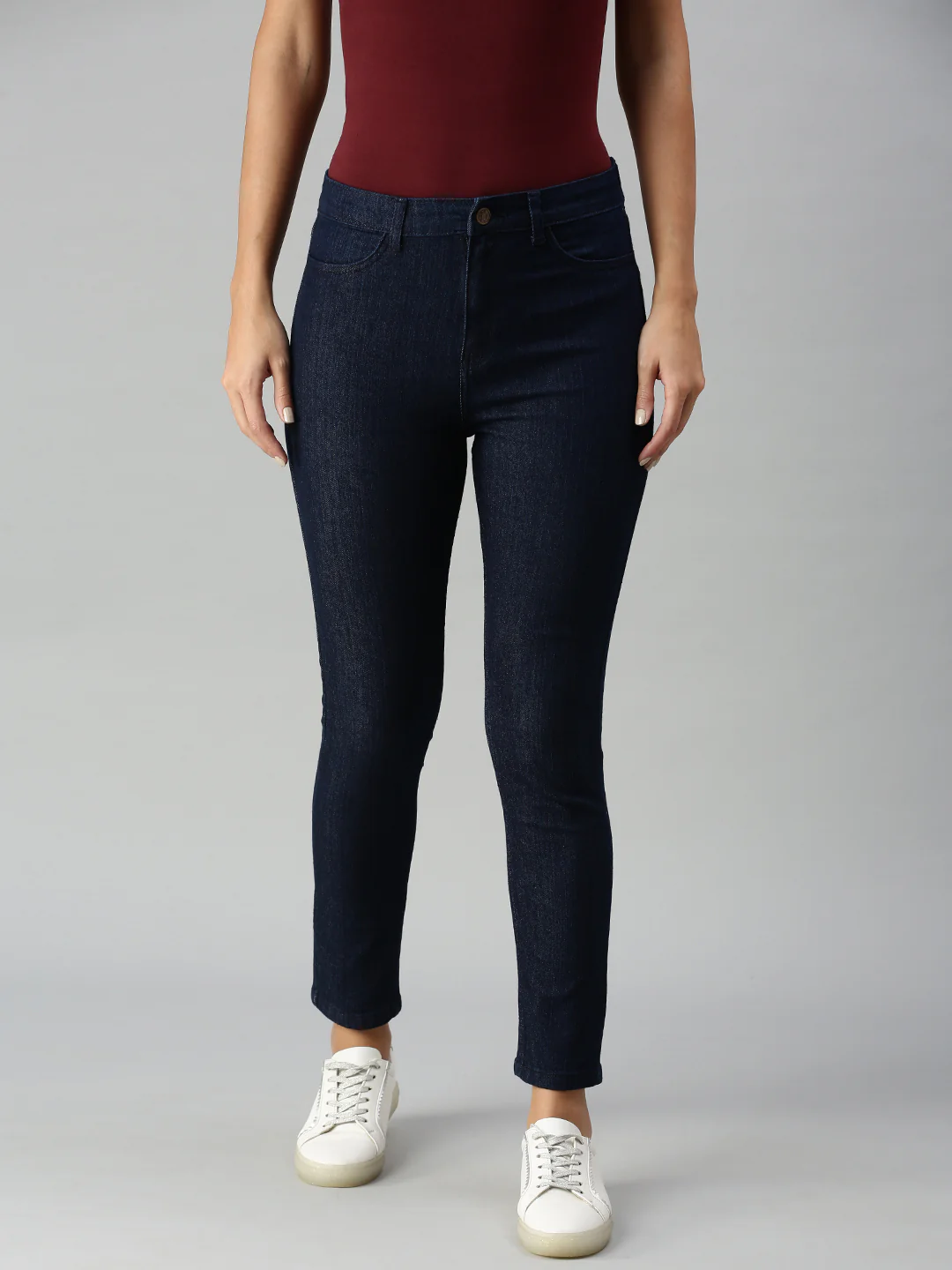 Women Blue Casual Jegging - Image 2