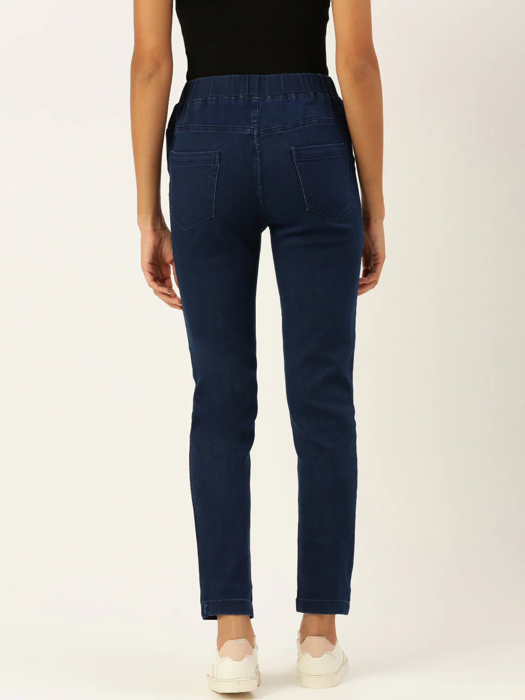 Women Blue Casual Legging - Image 4
