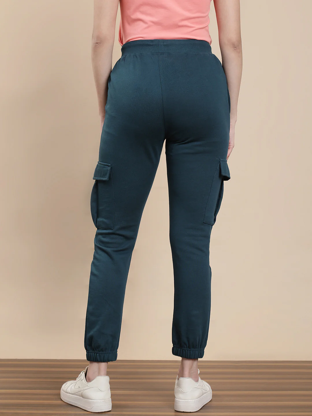 Women Blue Casual Jogger - Image 2