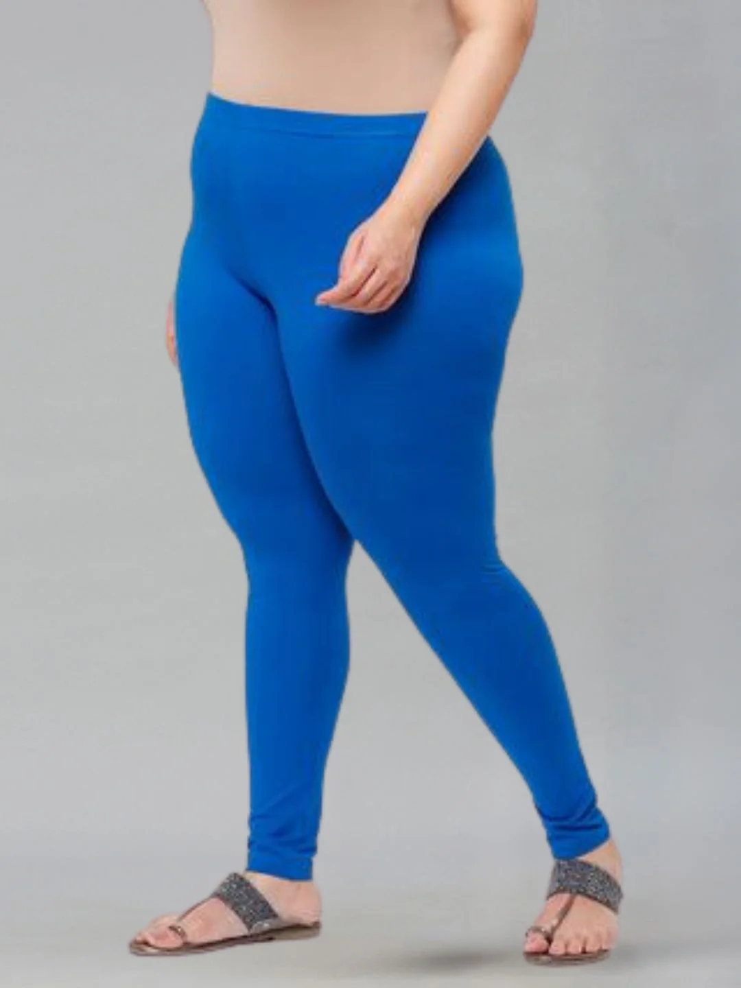 Women Blue Casual Leggings - Image 2