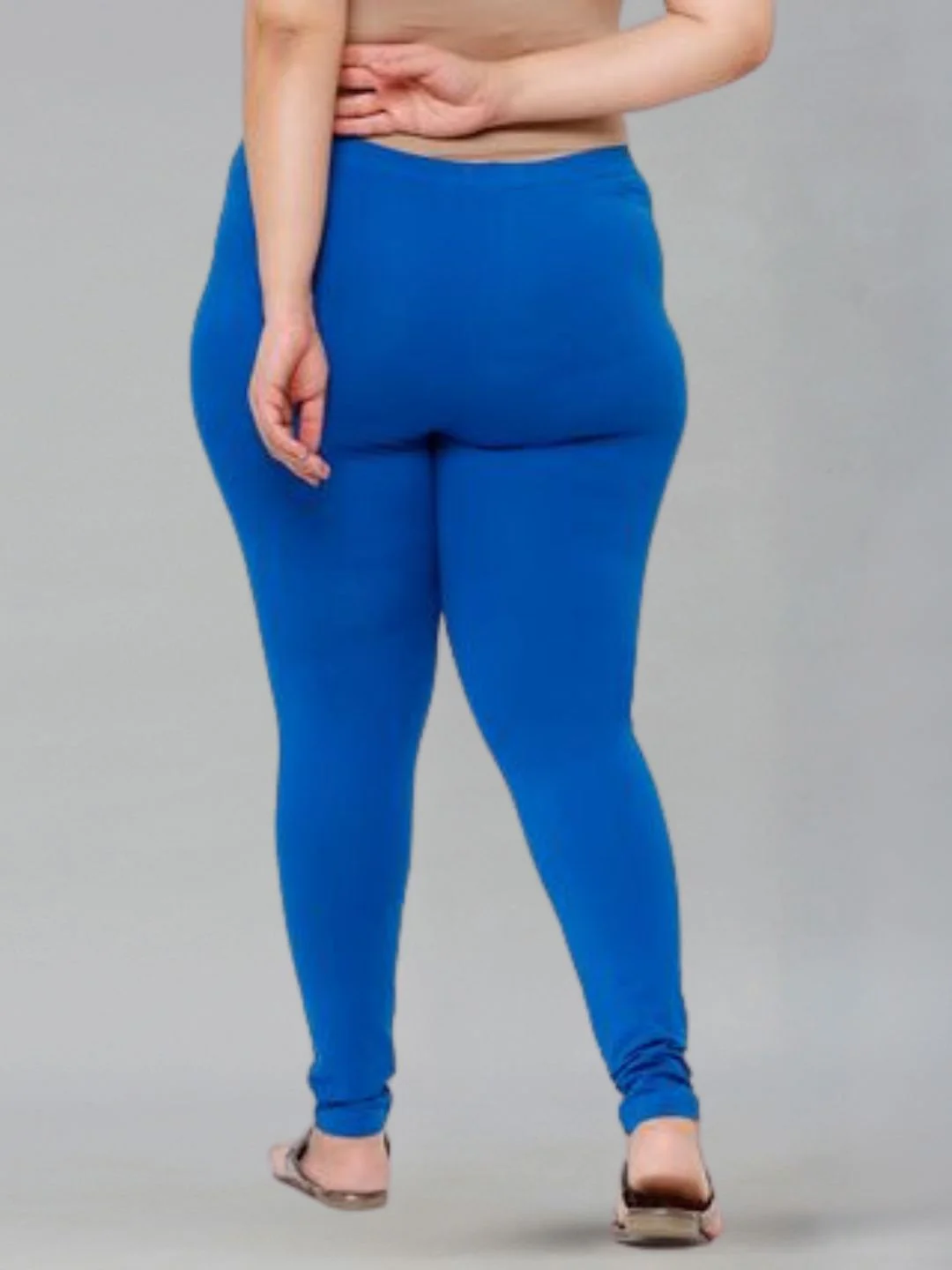 Women Blue Casual Leggings - Image 3