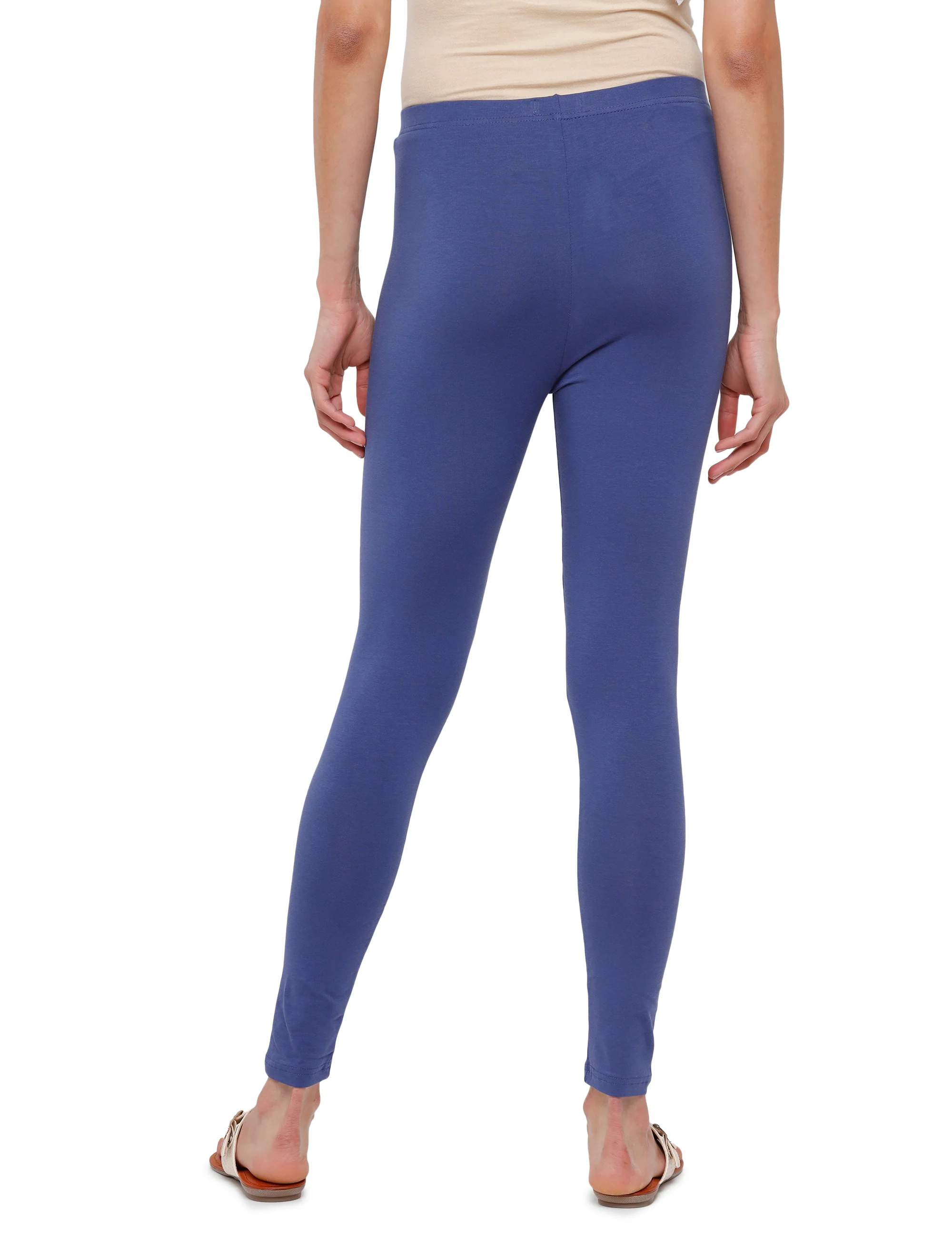 Women Blue Casual Leggings - Image 3