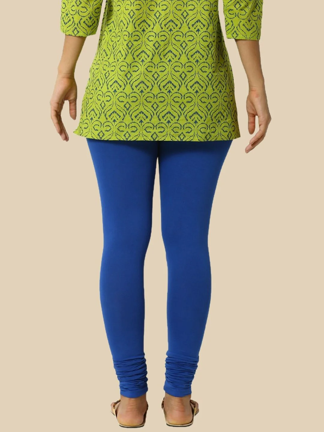 Women Blue Casual Leggings - Image 3