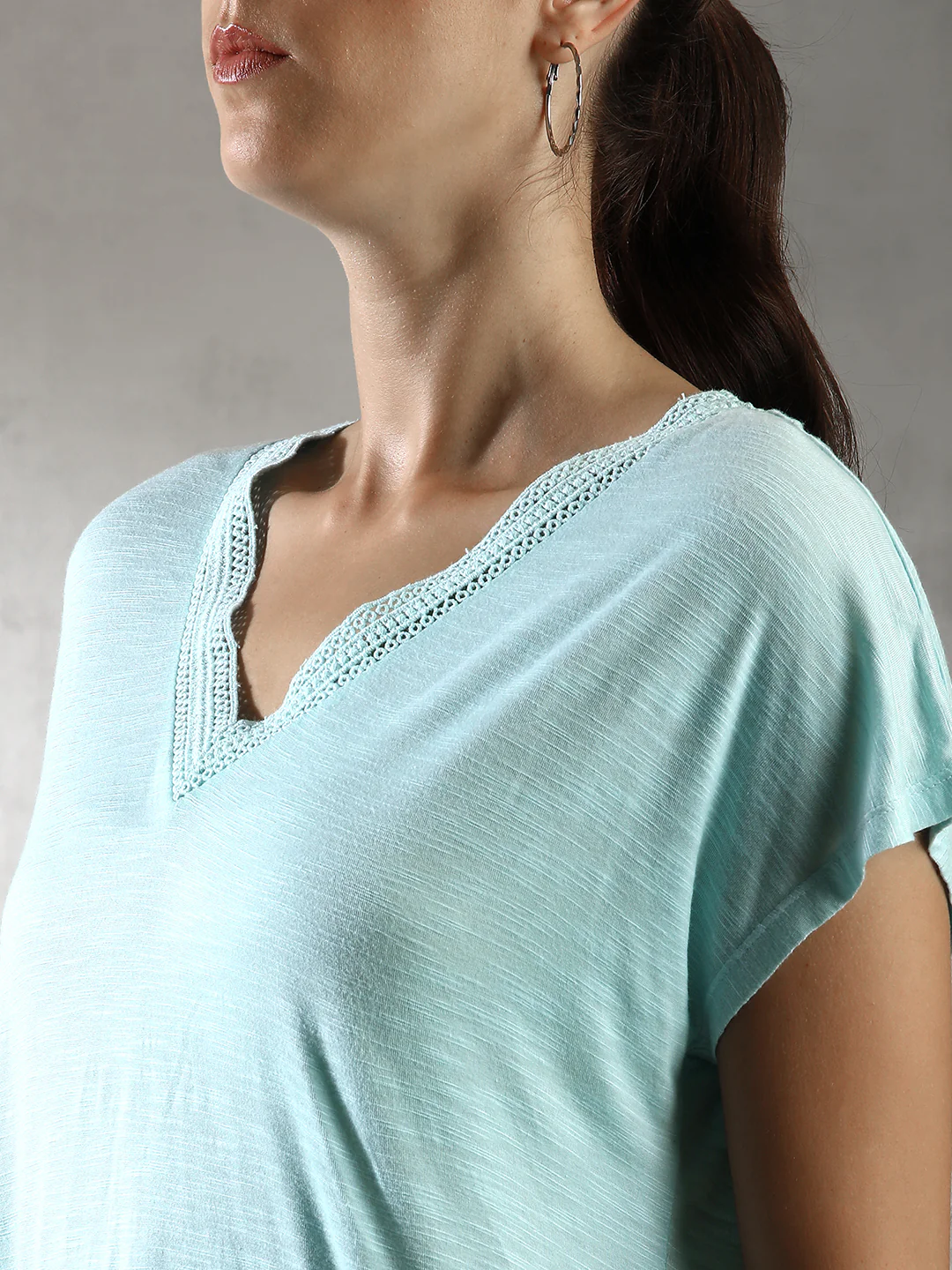 Women Blue Comfort Fit Casual Top - Image 5