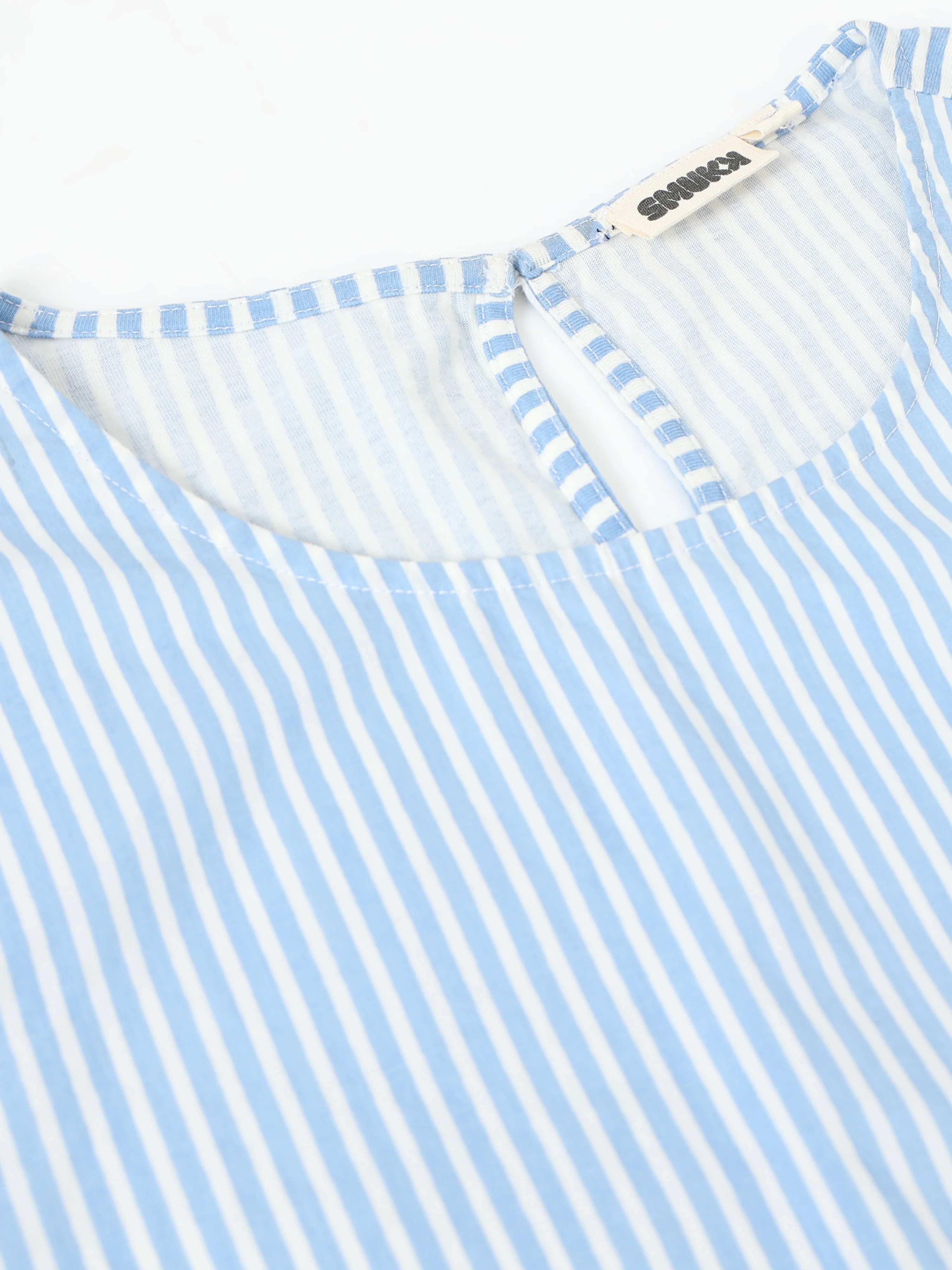Women Blue Embroidered Casual Top - Image 6