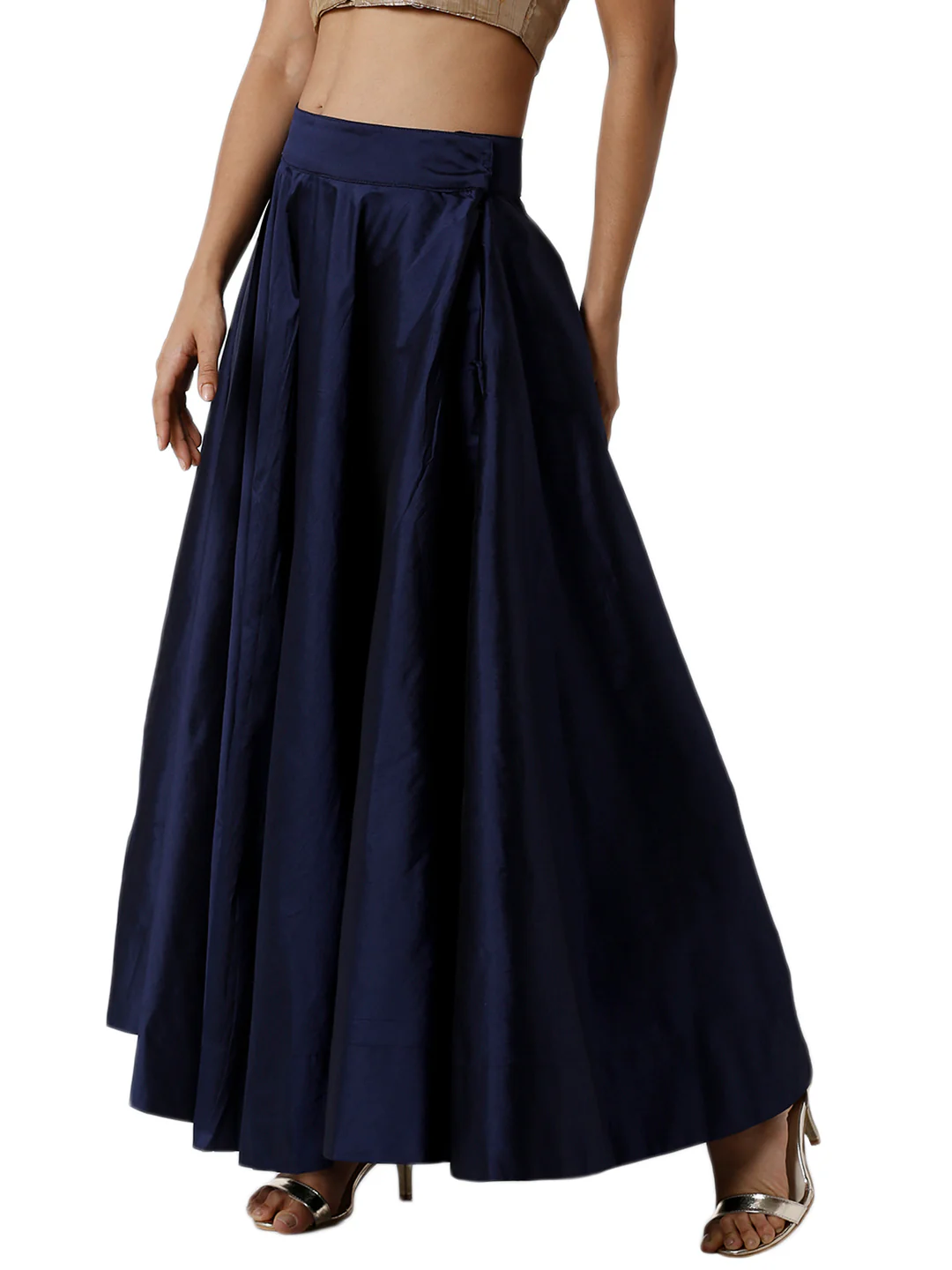 Women Blue Festive Skirt - Image 2