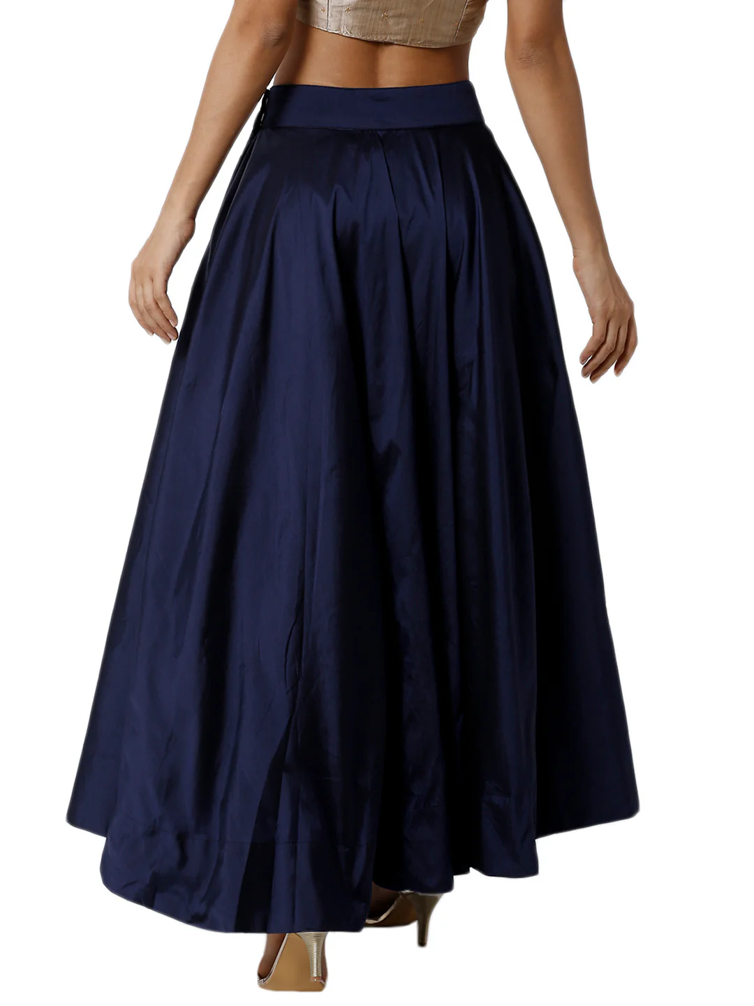 Women Blue Festive Skirt - Image 3