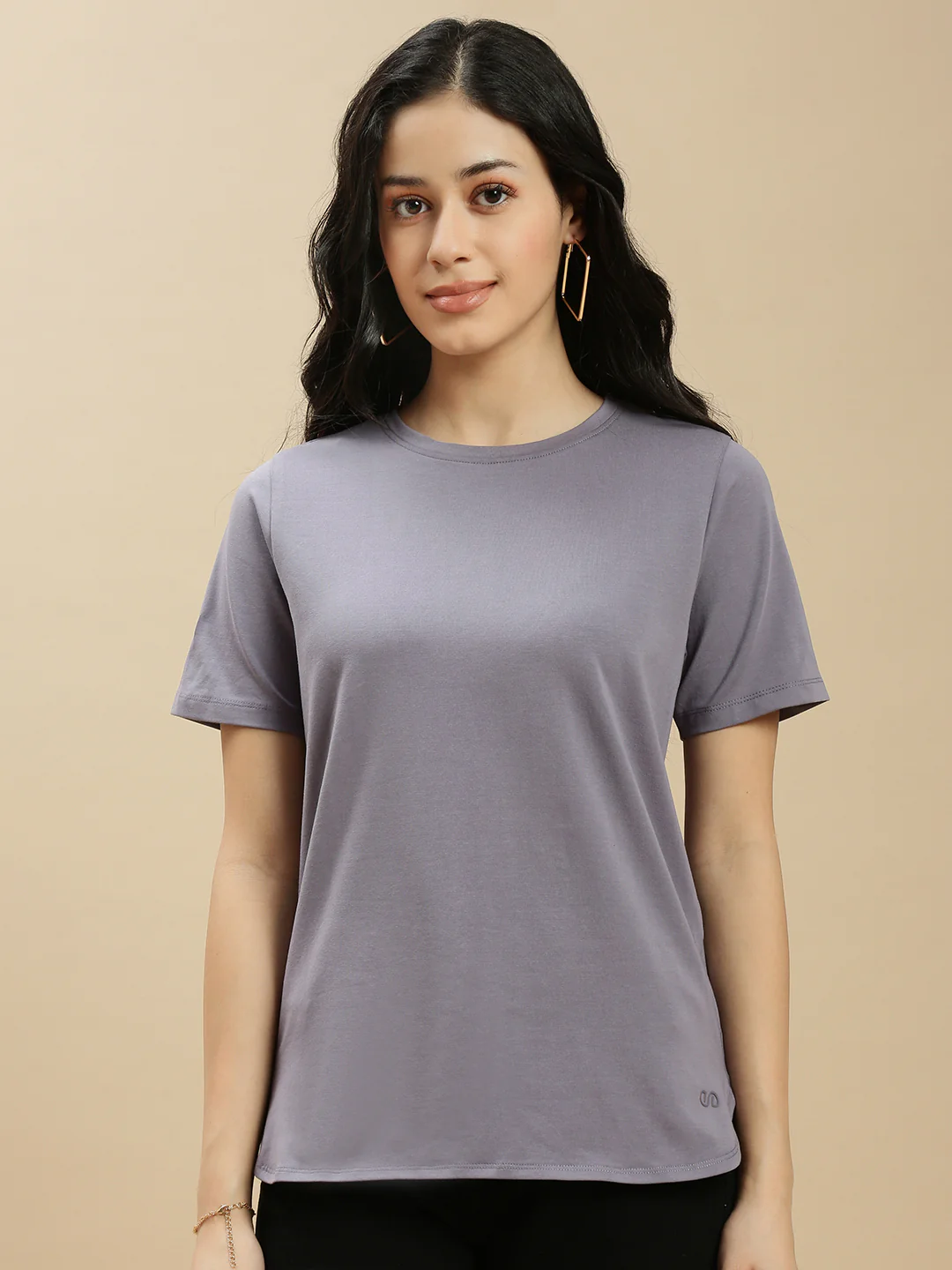 Women Blue Half Sleeve Top - Image 5