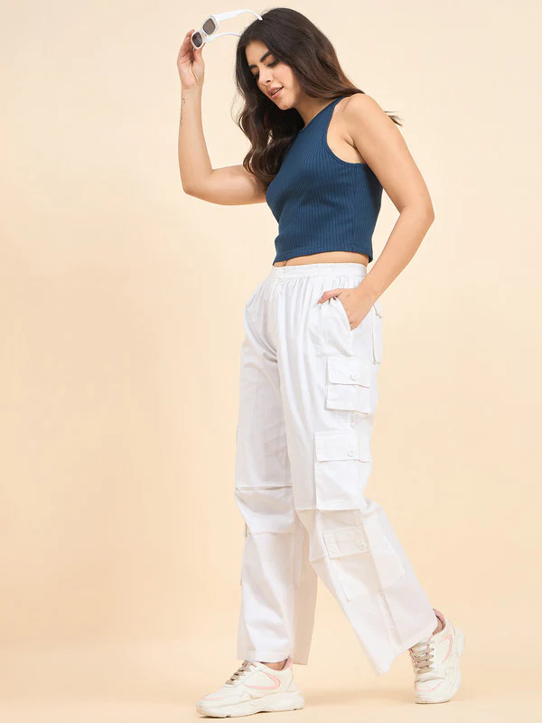 Women Blue Odor-Free Tank Top - Image 4