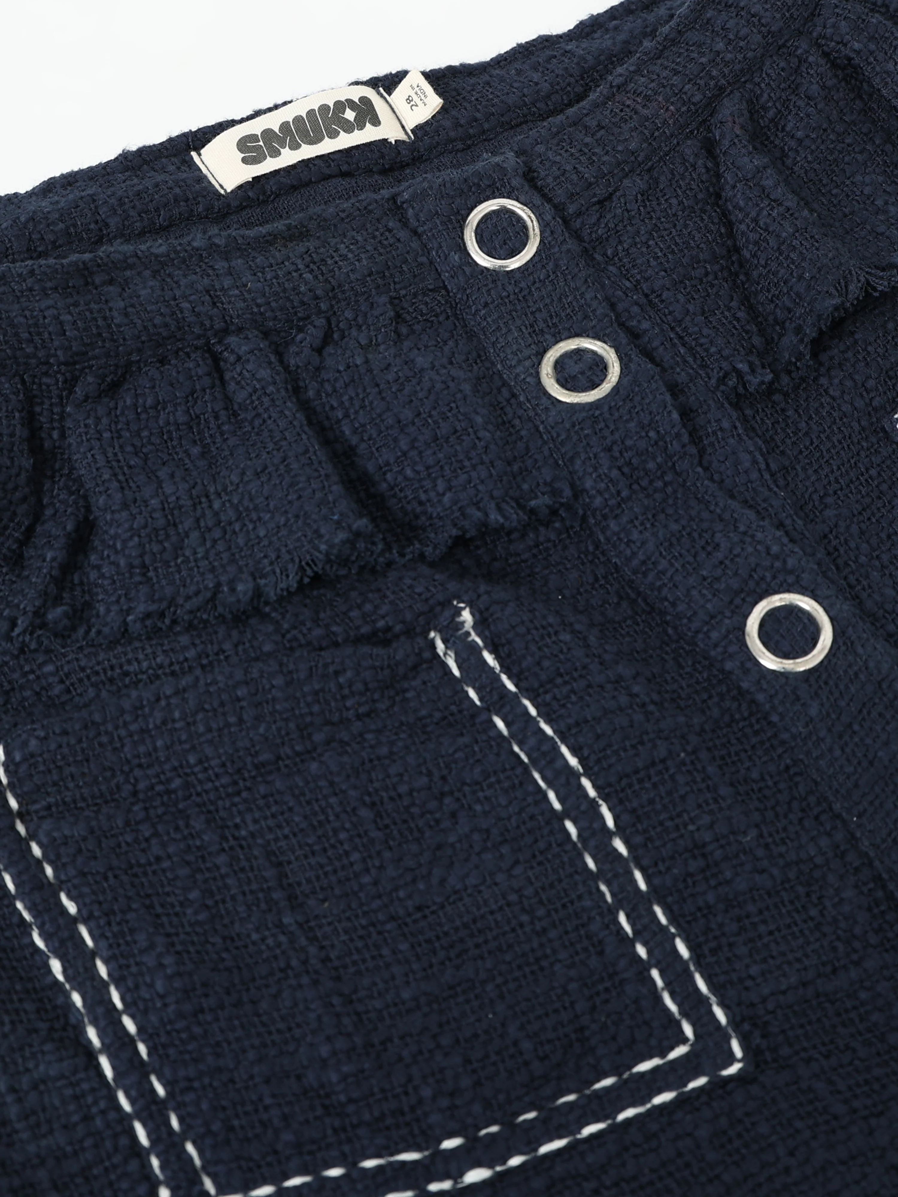 Women Blue Peplum Short Skirt - Image 6