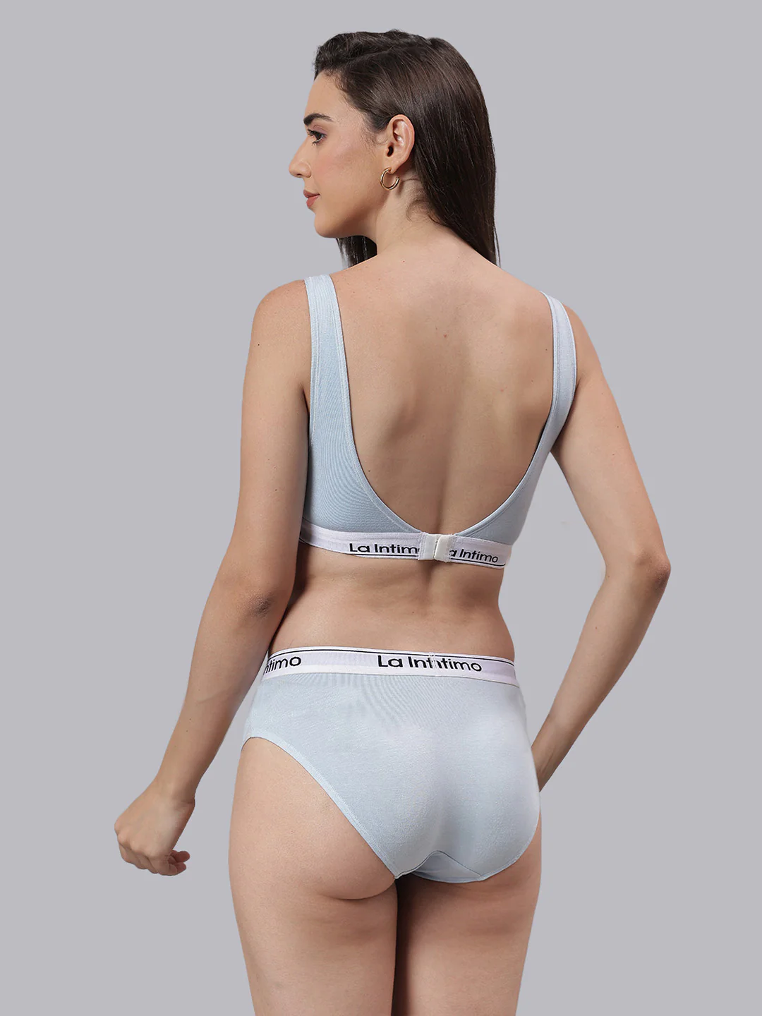 Women Plush Beauty T-Shirt Bra Combo Set - Image 4