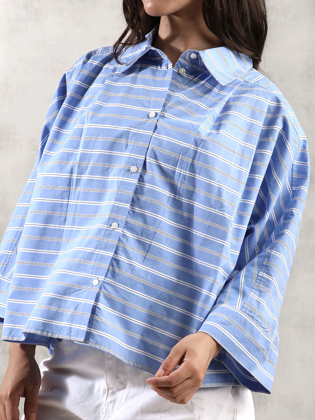 Women Blue Regular Fit Top - Image 6