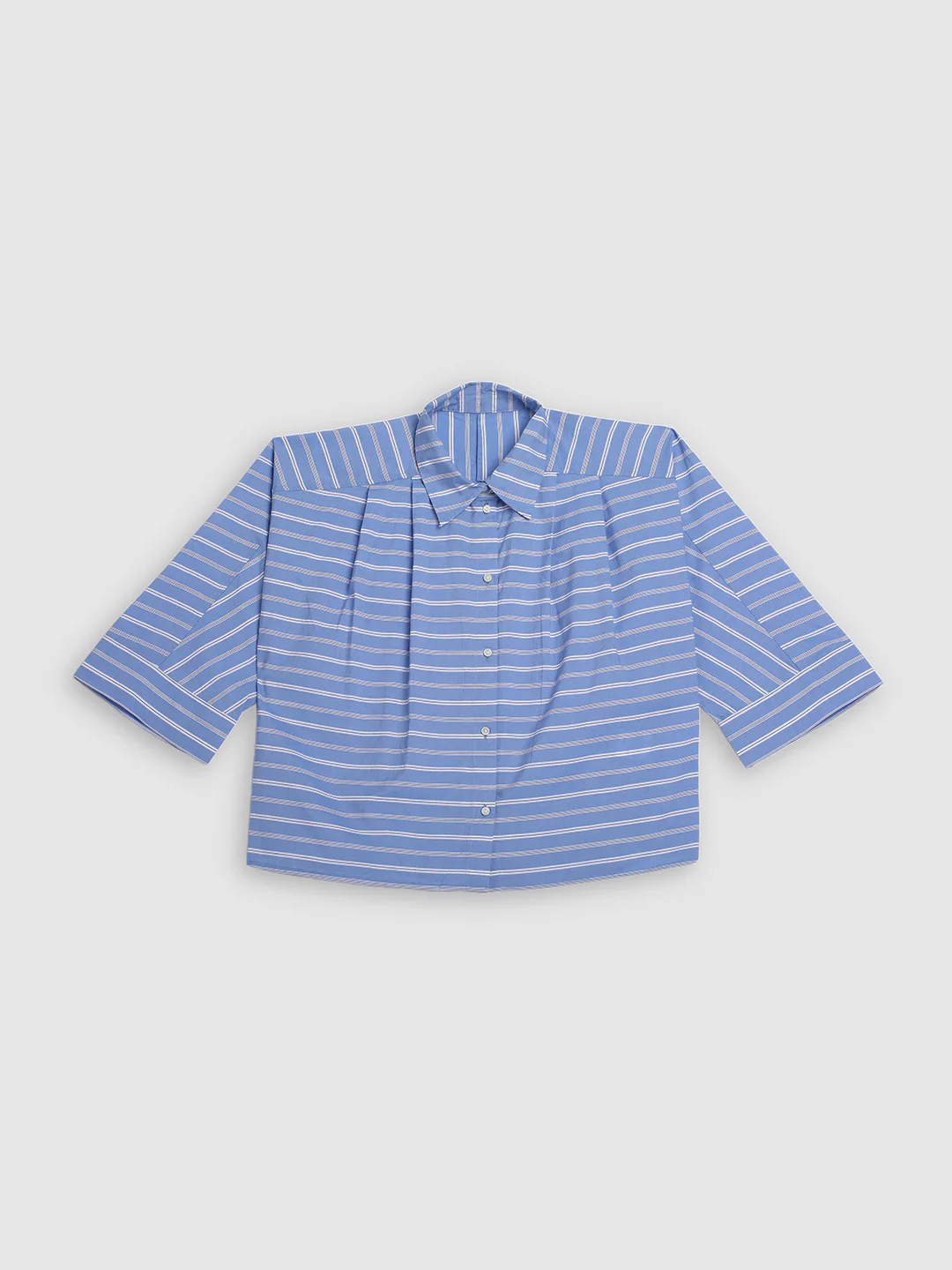 Women Blue Regular Fit Top - Image 7