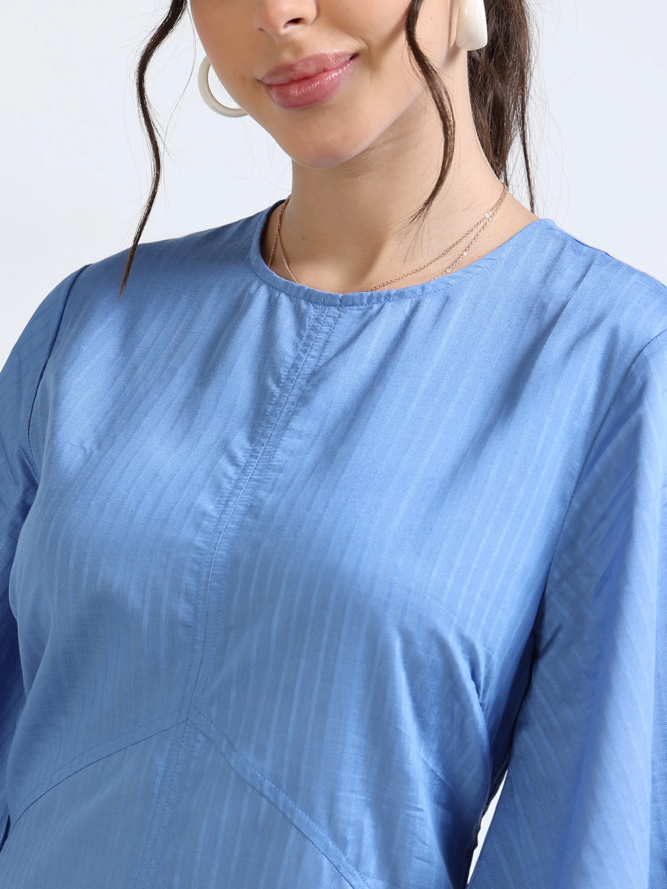 Women Bell Sleeve Maxi Dress - Image 5