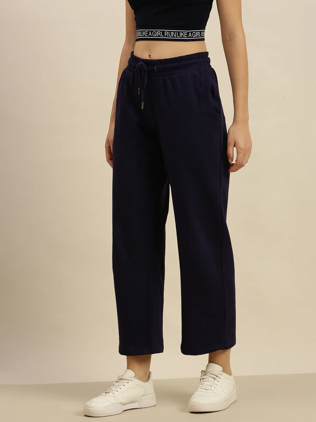 Women Blue Winter Jogger - Image 3