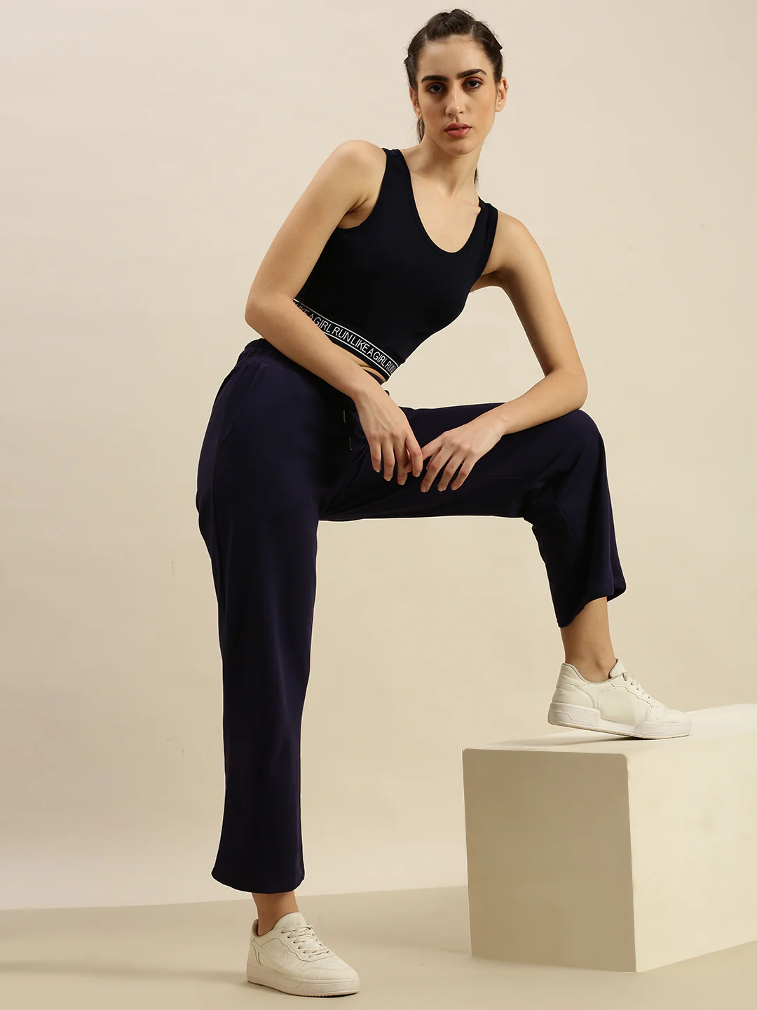 Women Blue Winter Jogger - Image 4
