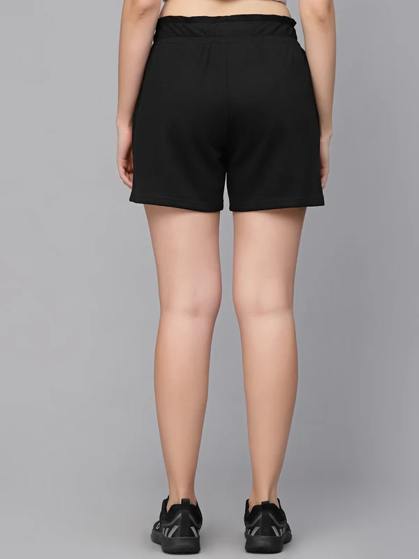 Women Black Odour Free Shorts - Image 4