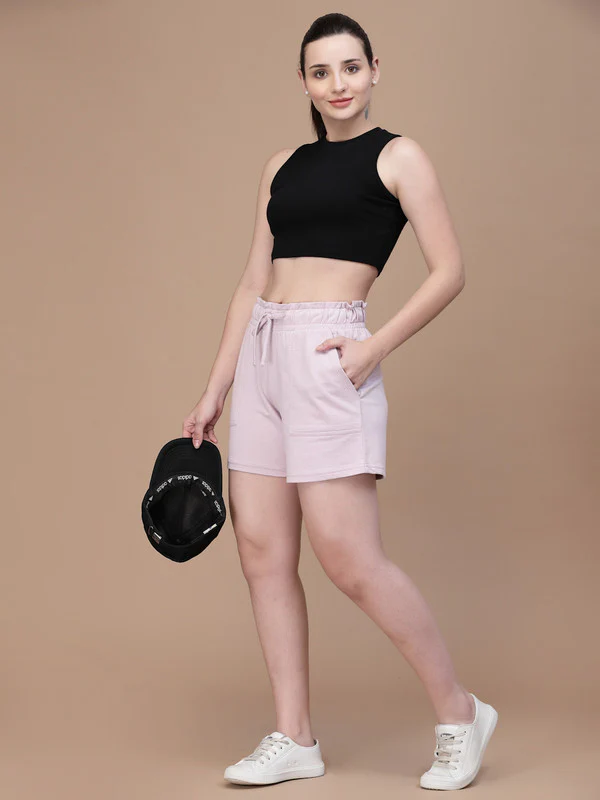 Women Pink Odour Free Shorts - Image 2