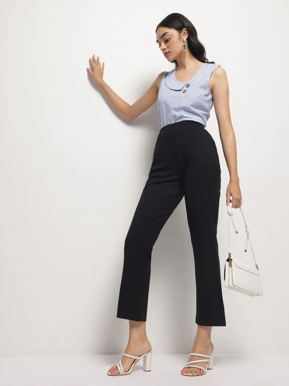Women Bootcut High Waist Stretchable Pant - Image 2
