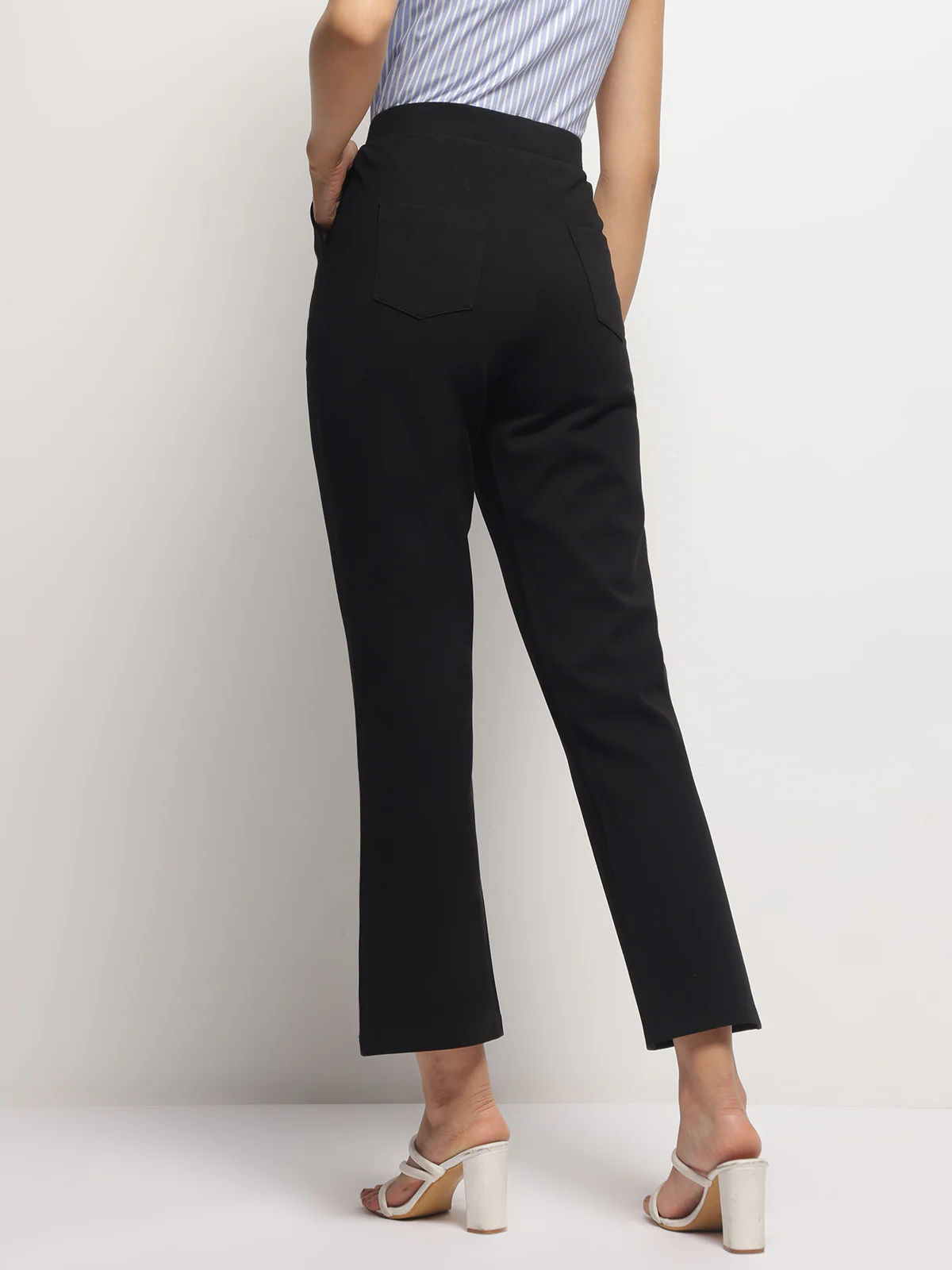Women Bootcut High Waist Stretchable Pant - Image 4