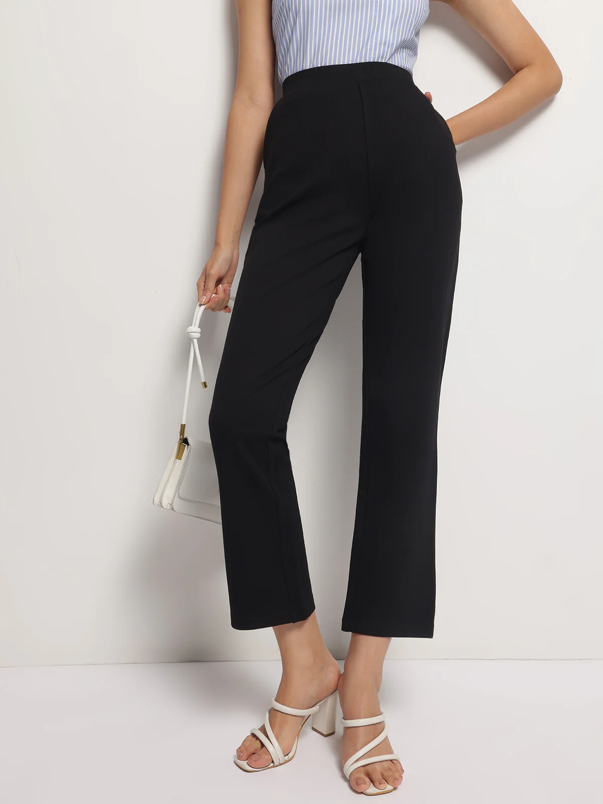 Women Bootcut High Waist Stretchable Pant - Image 6
