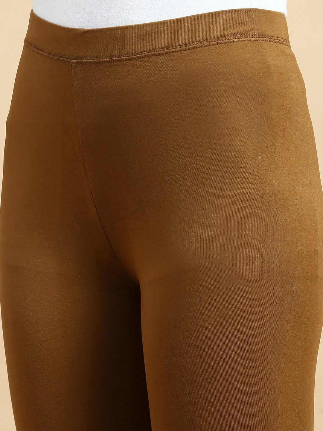 Women Brown Casual Leggings - Image 5